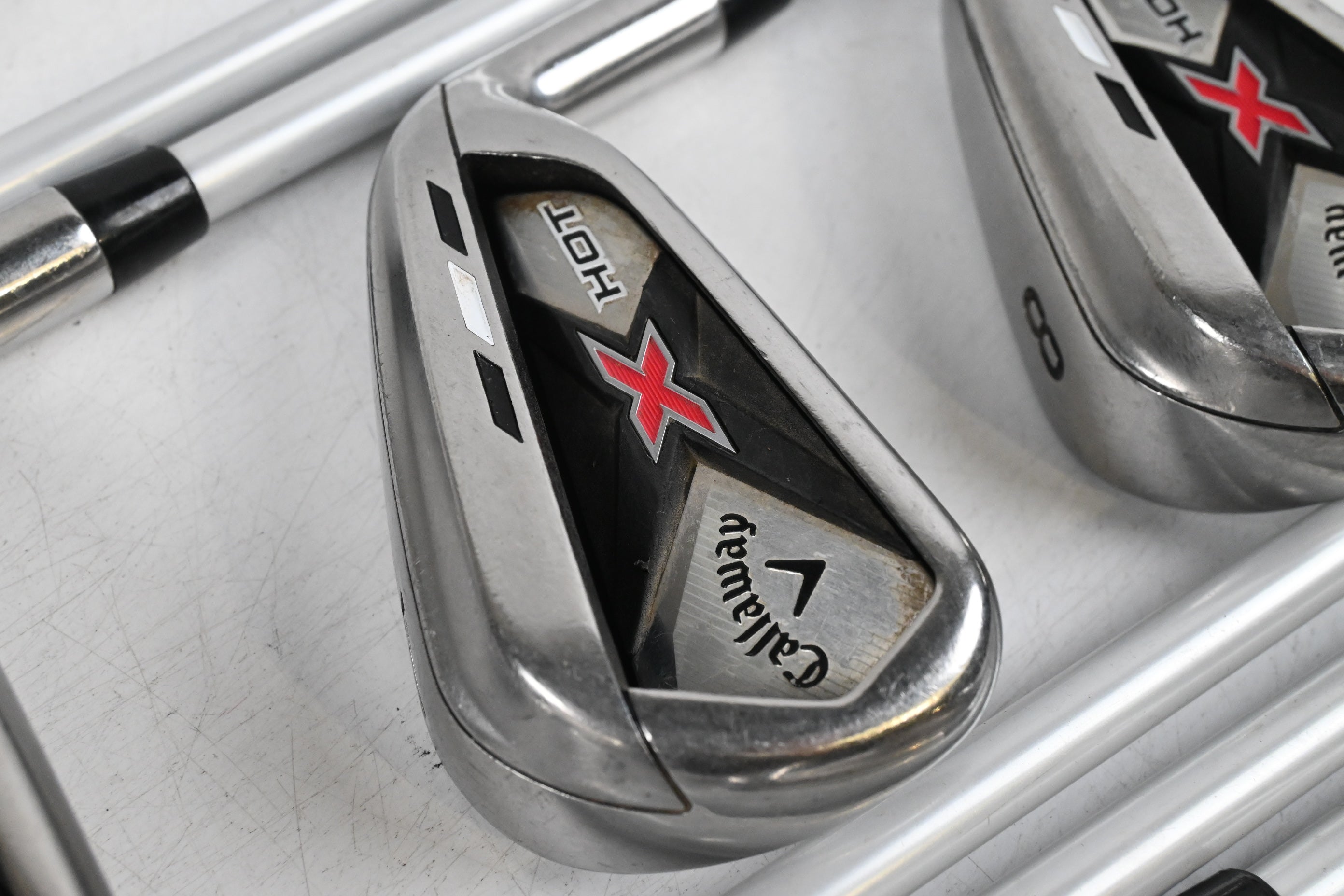 Callaway X Hot Irons / 5-PW+GW+SW / Senior Flex Callaway X-Hot 65 Shafts