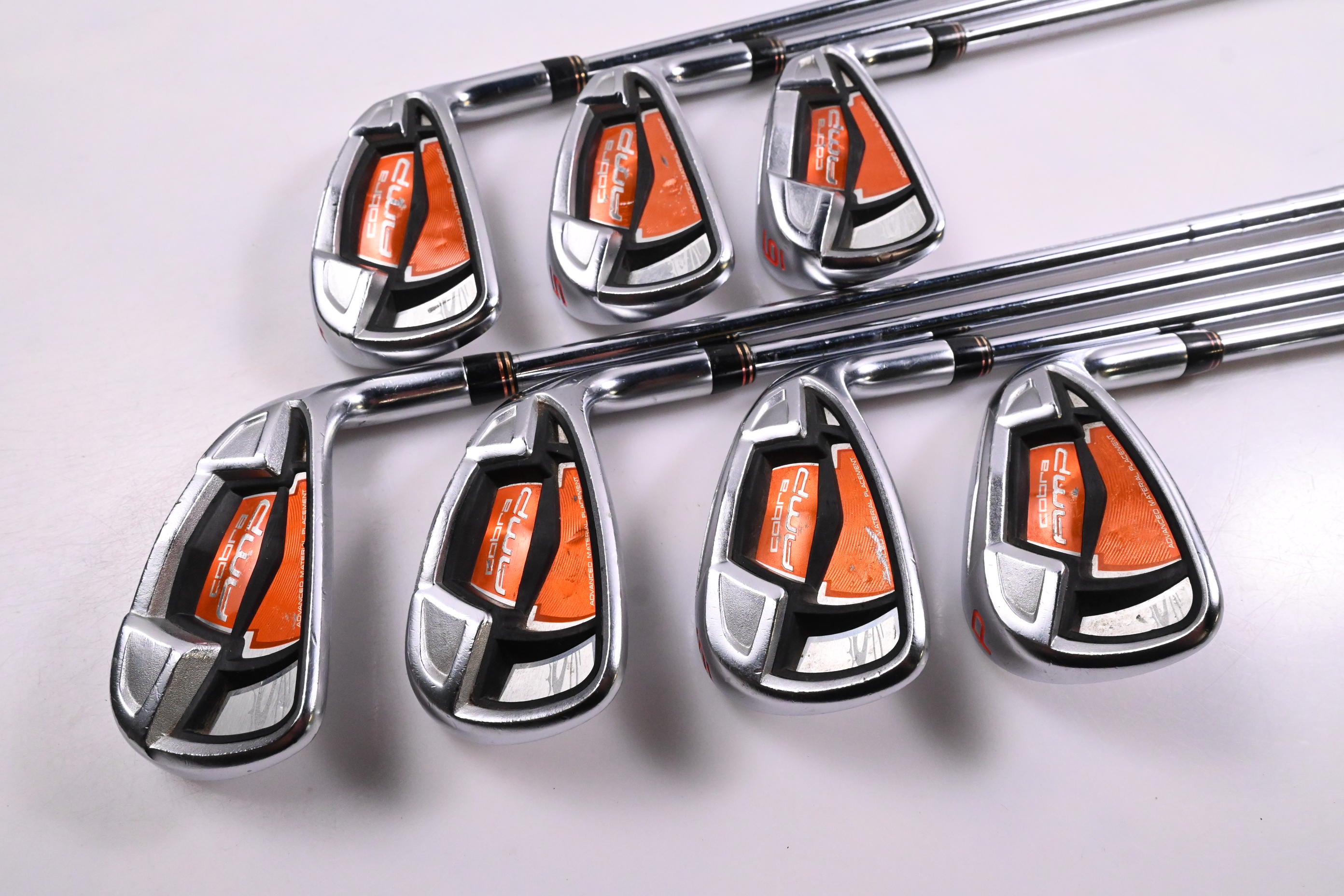 Cobra AMP Irons / 4-PW / Regular Flex Dynalite 90 Shafts