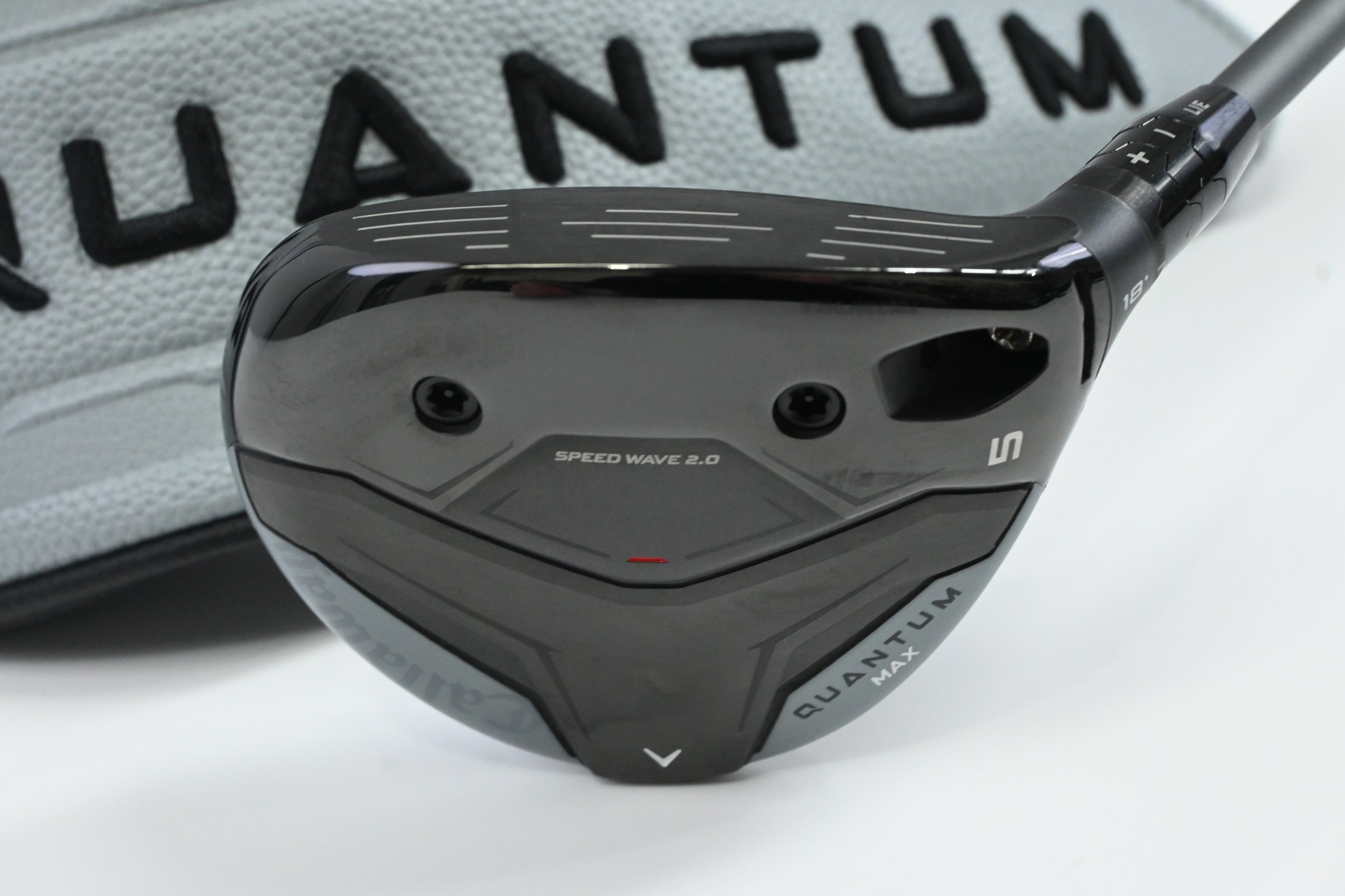 Callaway Quantum Max #5 Wood / 18 Degree / Stiff Flex Denali Frost Silver 60