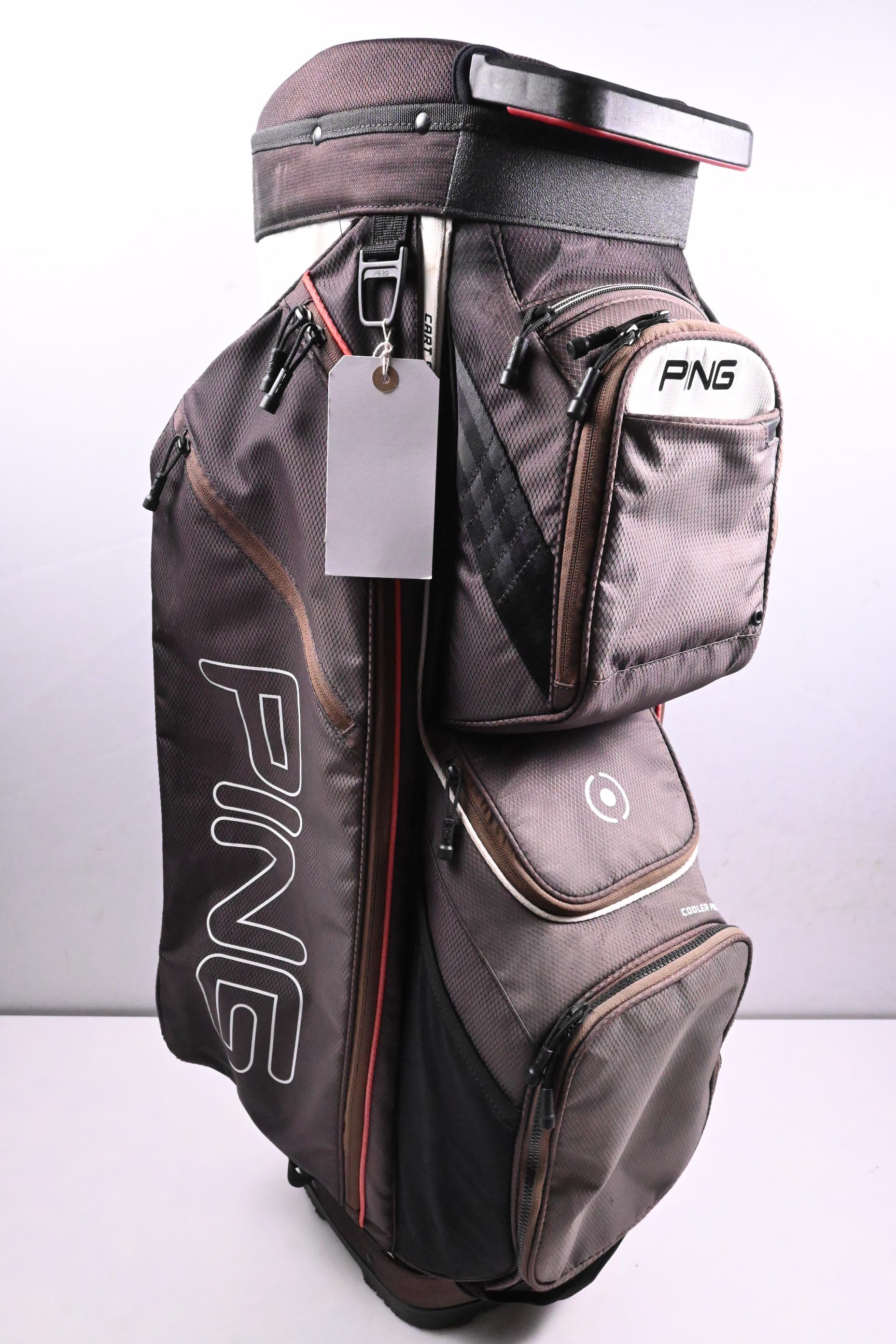 Ping Traverse Cart Bag / 14-Way Divider / Grey, White