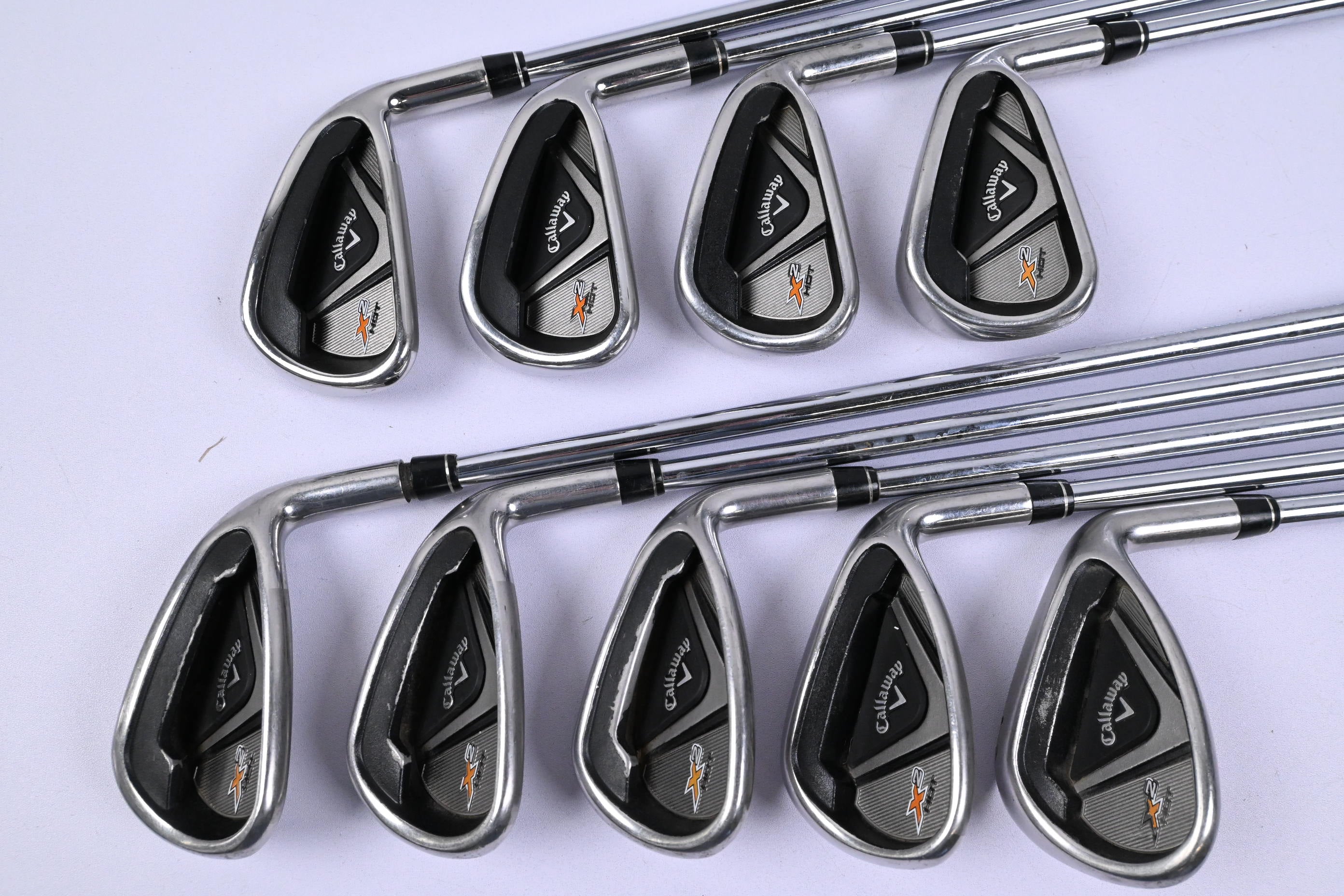 Callaway X2 Hot Irons / 4-PW+GW+SW / Uniflex N.S.PRO 990 GH Shafts