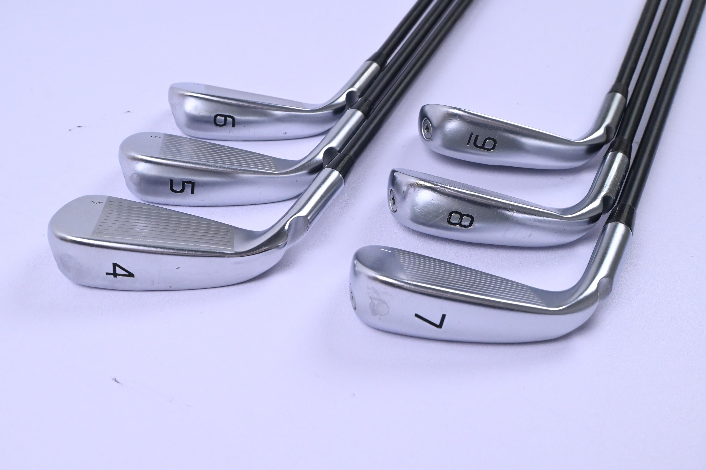 Ping G430 Irons / 4-9i / White Dot / Regular Flex Ping Alta CB Black AWT Shafts