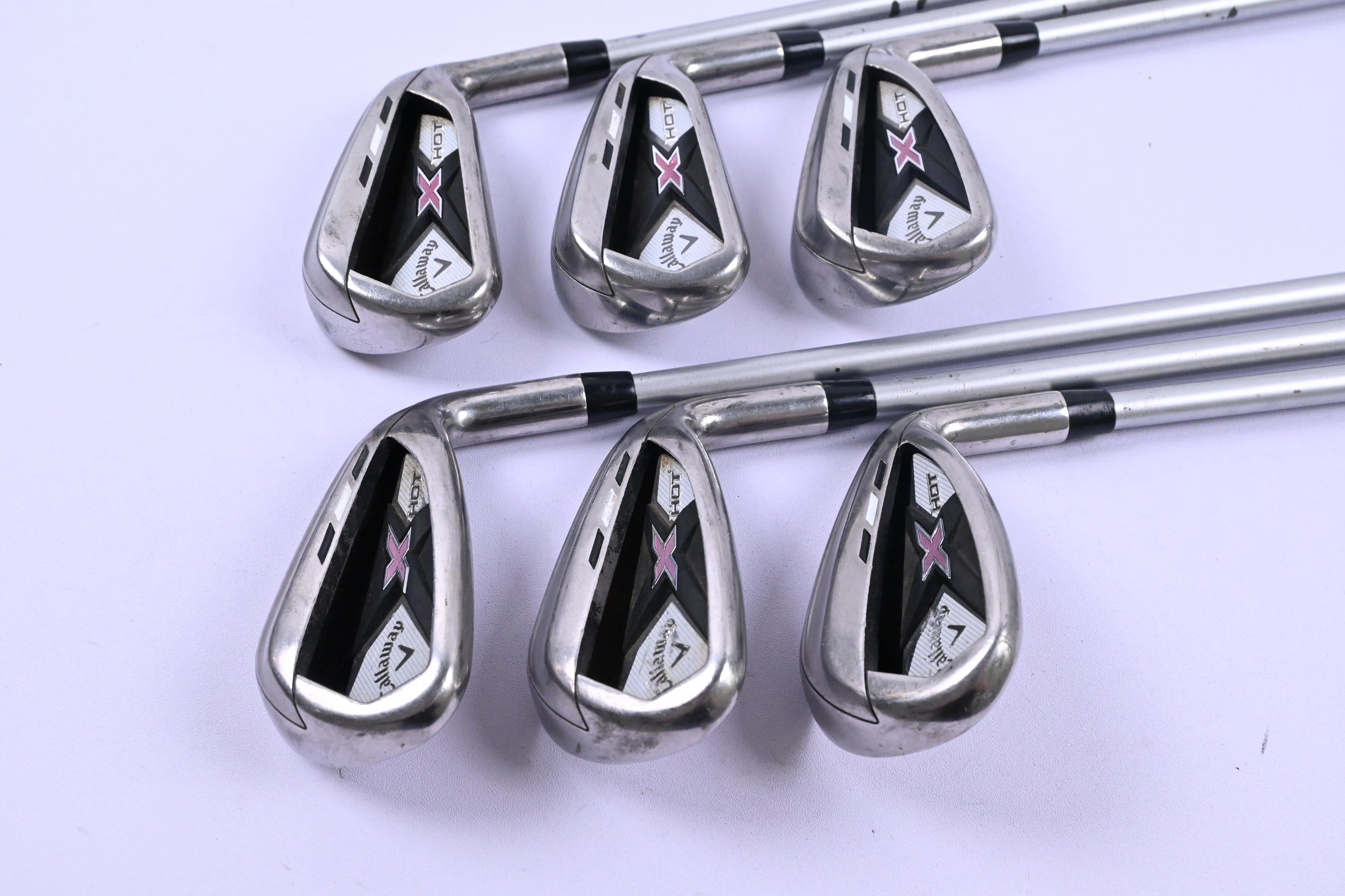 Ladies Callaway X Hot Irons / 6-PW+SW / Ladies Flex Callaway X Hot 50 Shafts