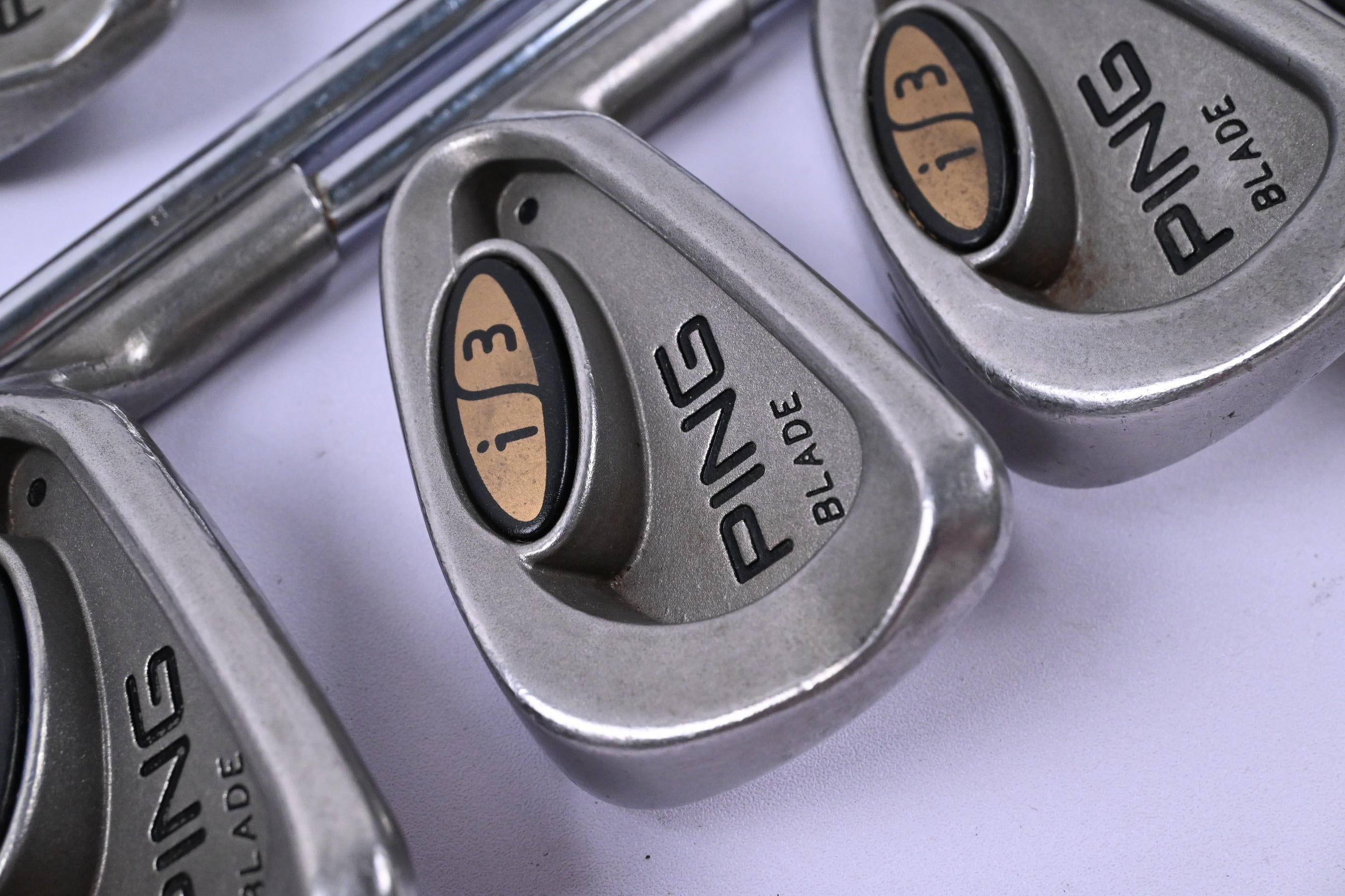 Ping i3 Irons / 3-PW+SW / Black Dot / Stiff Flex Ping JZ Shafts