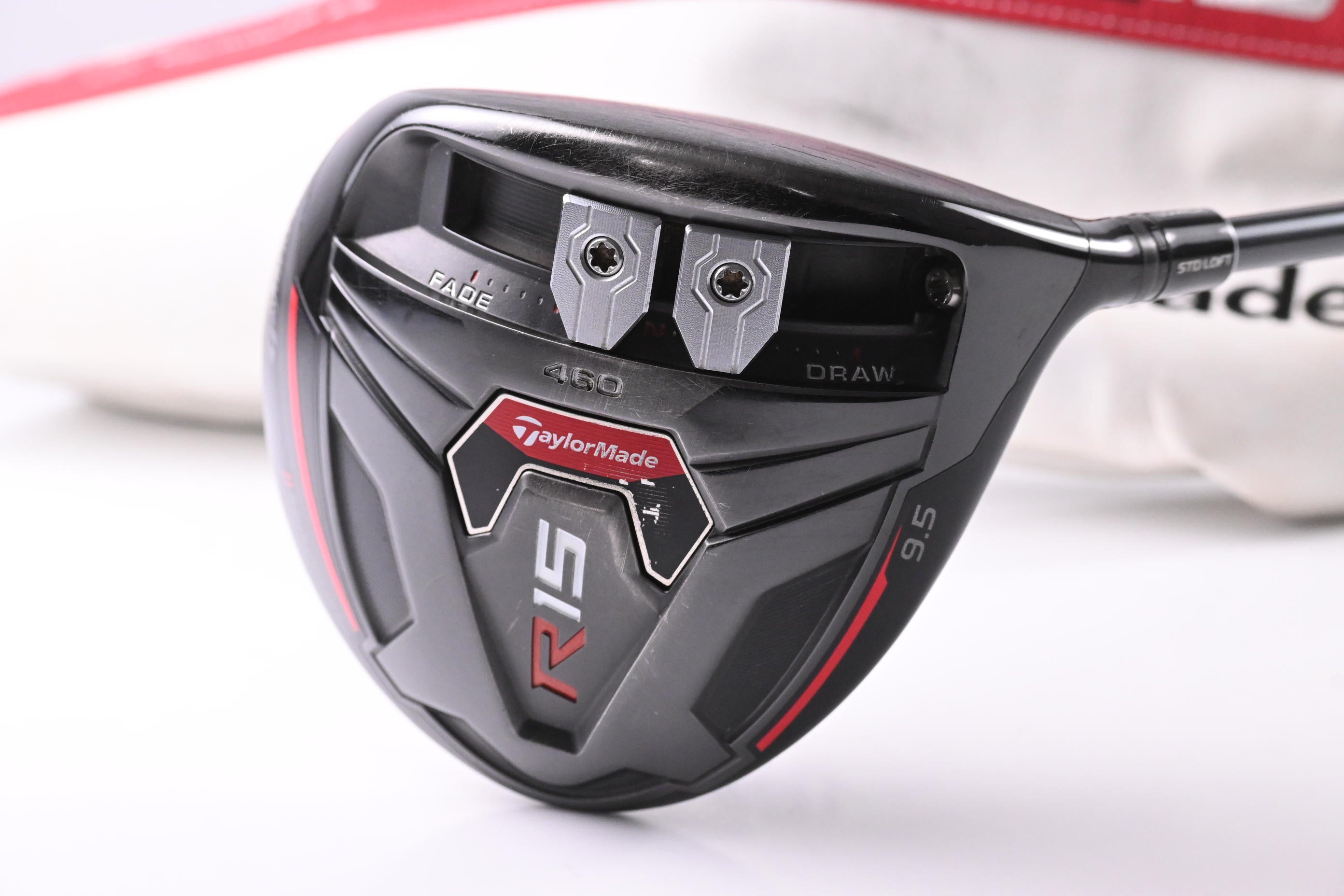 Taylormade R15 Black Driver / 9.5 Degree / Stiff Flex Speeder Evolution 57 Shaft