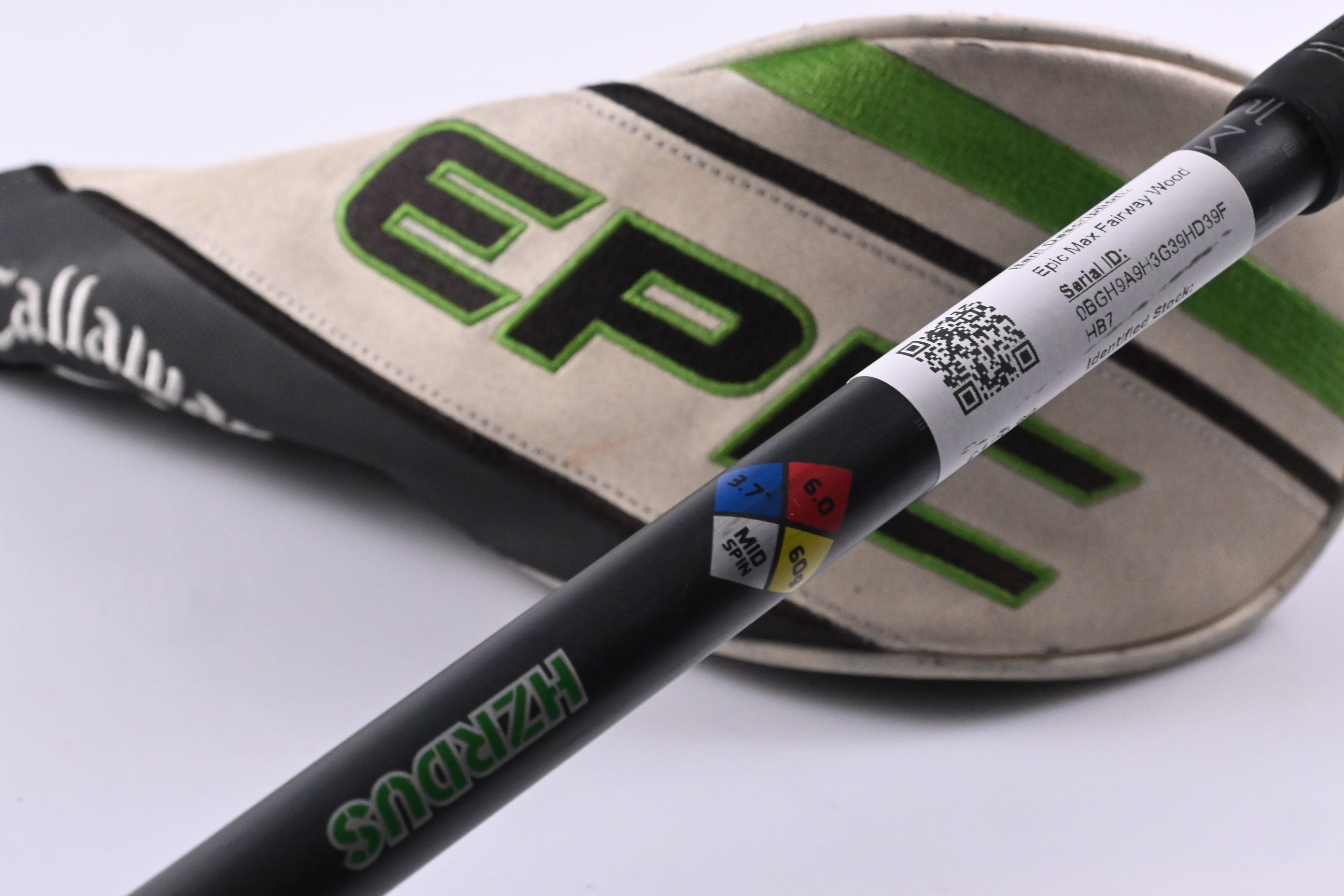 Callaway Epic Max #5 Wood / 18 Degree / Stiff Flex HZRDUS Smoke iM10 Green 60