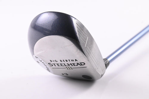 Ladies Callaway Steelhead III #3 Wood / 15 Degree / Ladies Flex Callaway Shaft