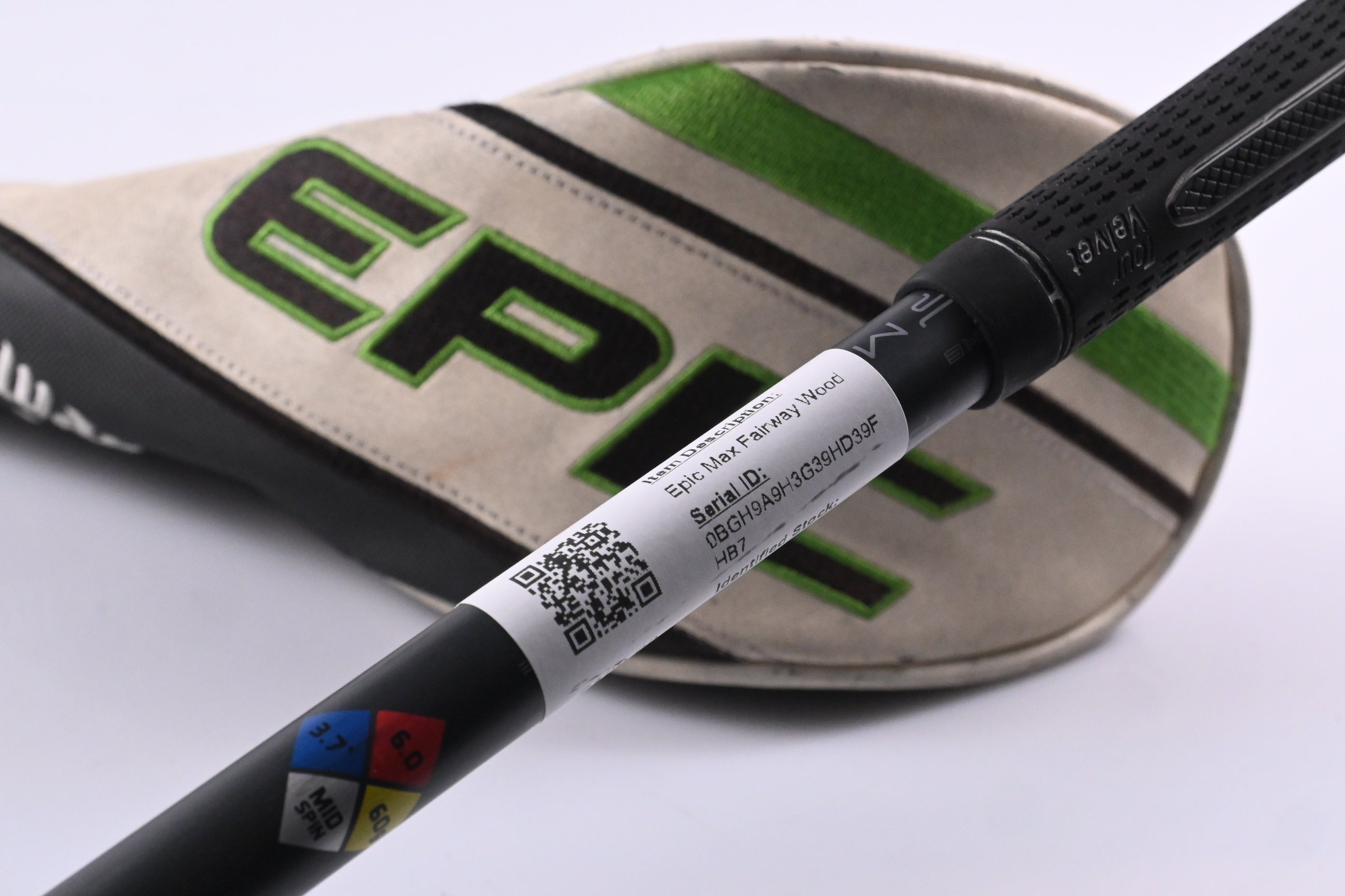 Callaway Epic Max #5 Wood / 18 Degree / Stiff Flex HZRDUS Smoke iM10 Green 60