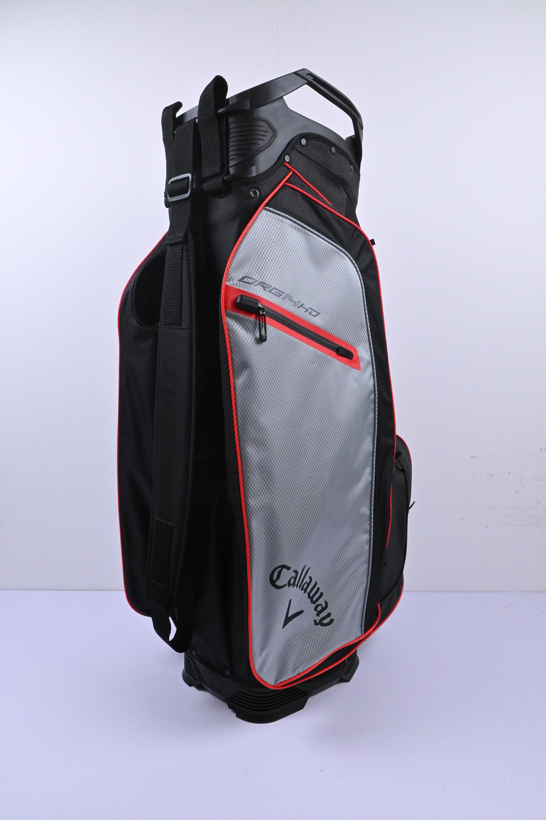 Callaway OR14HD Cart Bag / 14-Way Divider / Black, Grey & Red