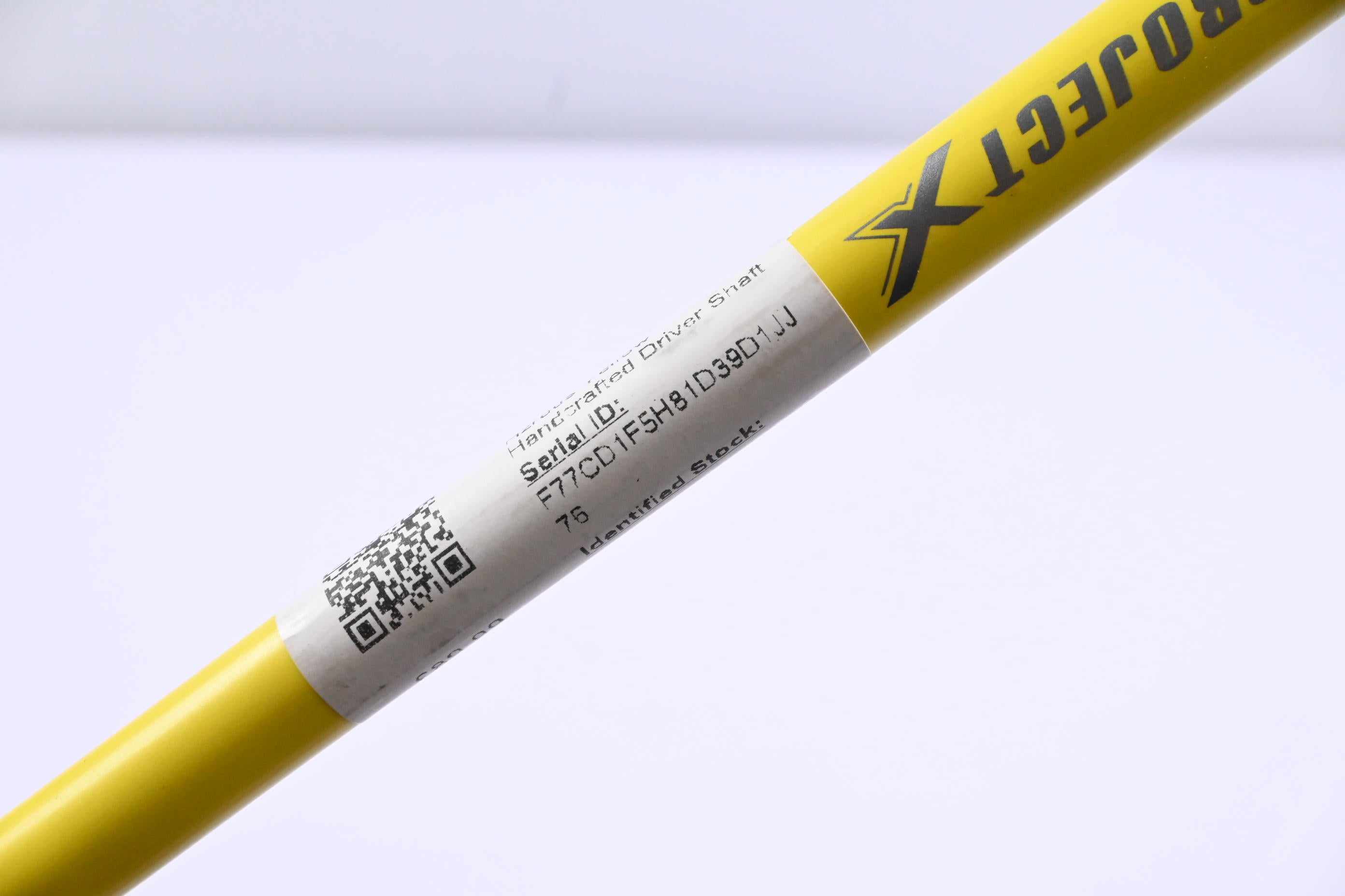 Project X HZRDUS Yellow Handcrafted 63 Driver Shaft / Stiff Flex / Titleist Adapter