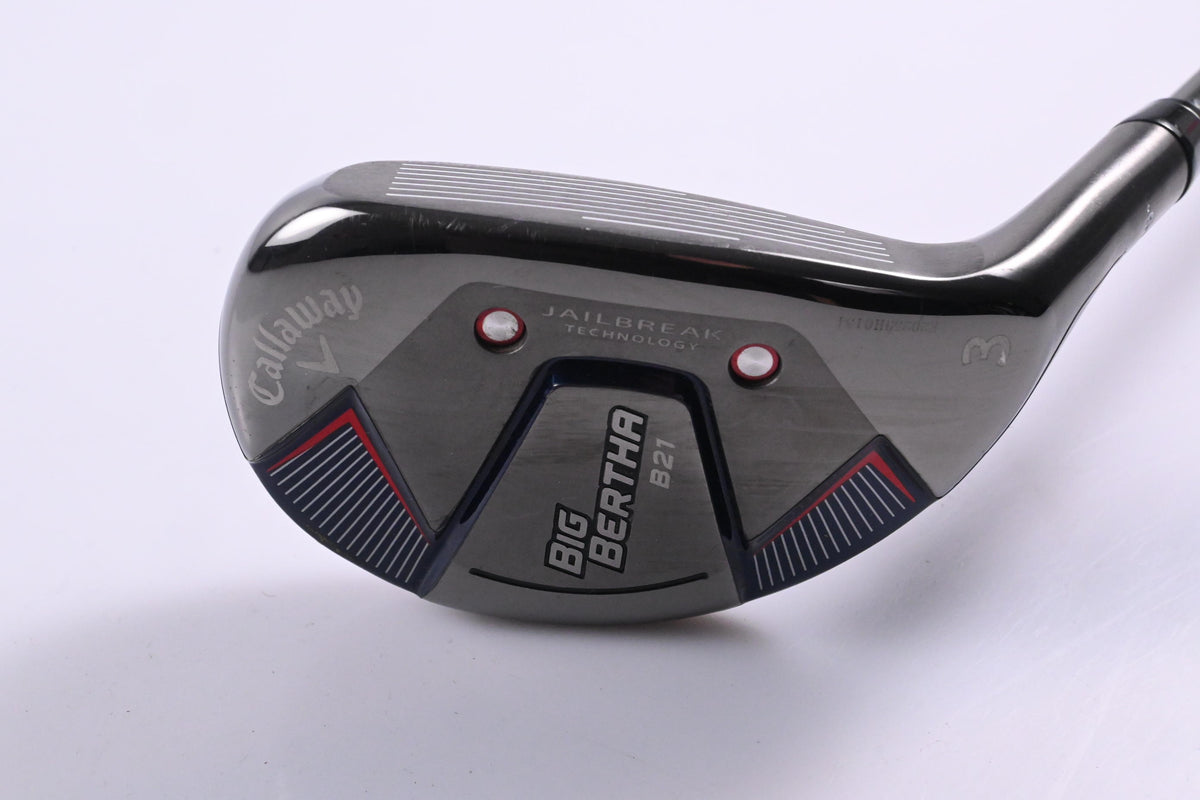 Callaway Big Bertha B21 #3 Hybrid / 19 Degree / Stiff Flex Callaway RCH 65 Shaft