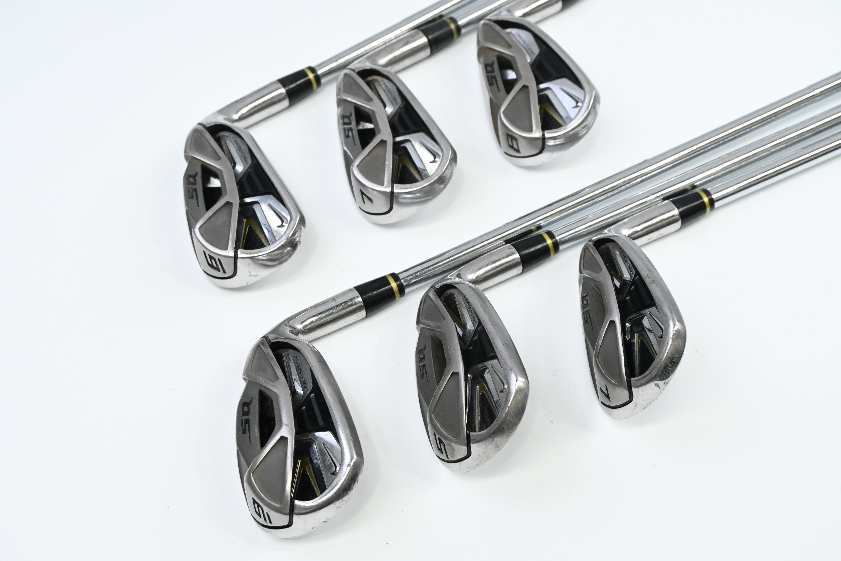 Nike SQ Machspeed Irons / 6-9+SW+LW / Regular Flex Dynalite 90 Shafts