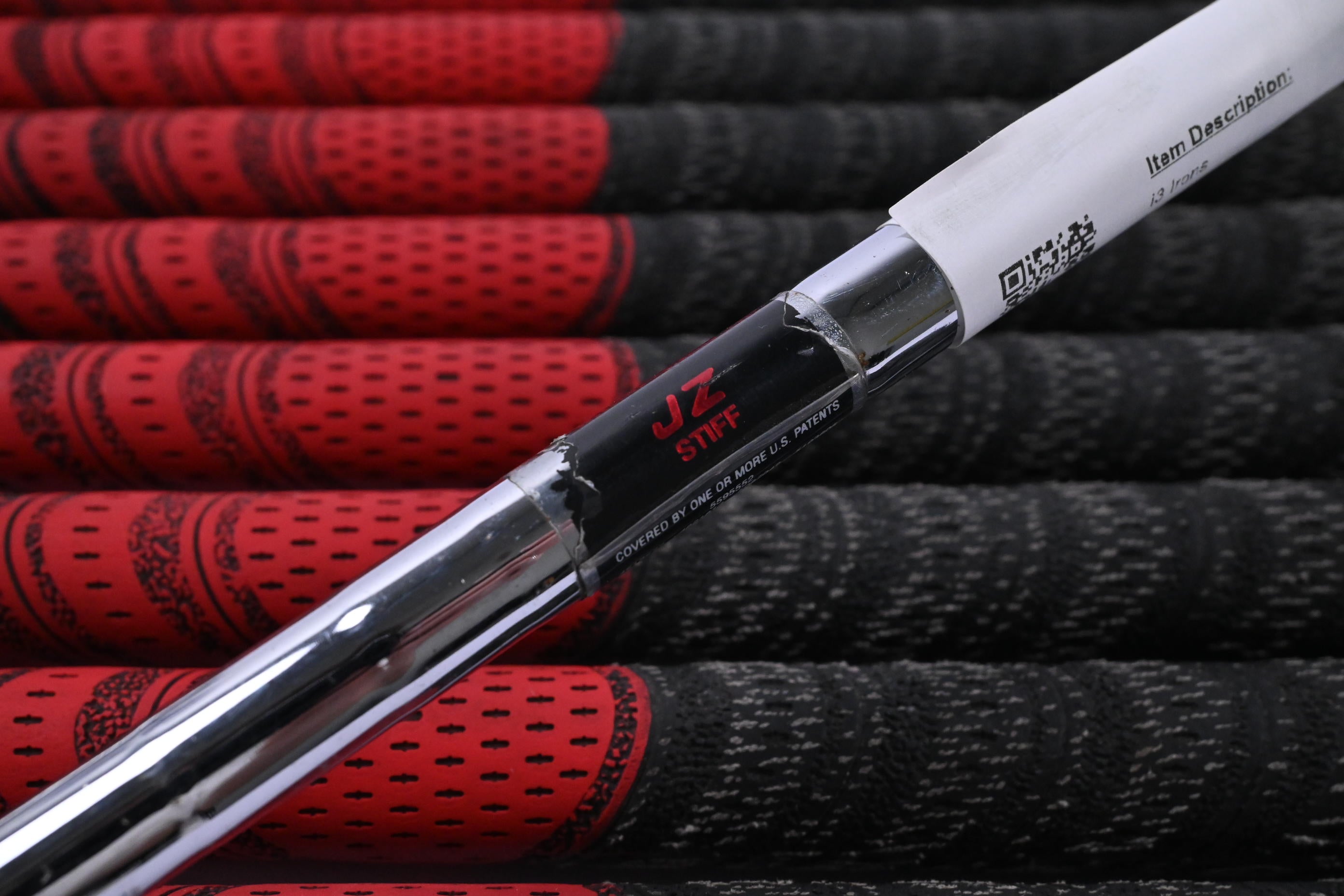 Ping i3 Irons / 3-PW+SW / Black Dot / Stiff Flex Ping JZ Shafts