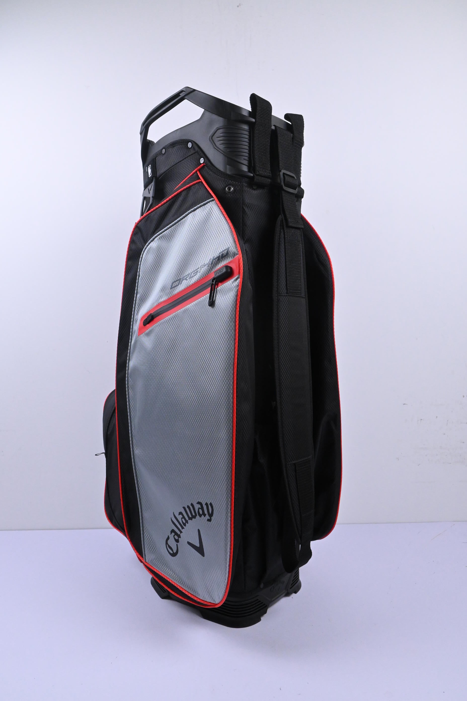 Callaway OR14HD Cart Bag / 14-Way Divider / Black, Grey & Red