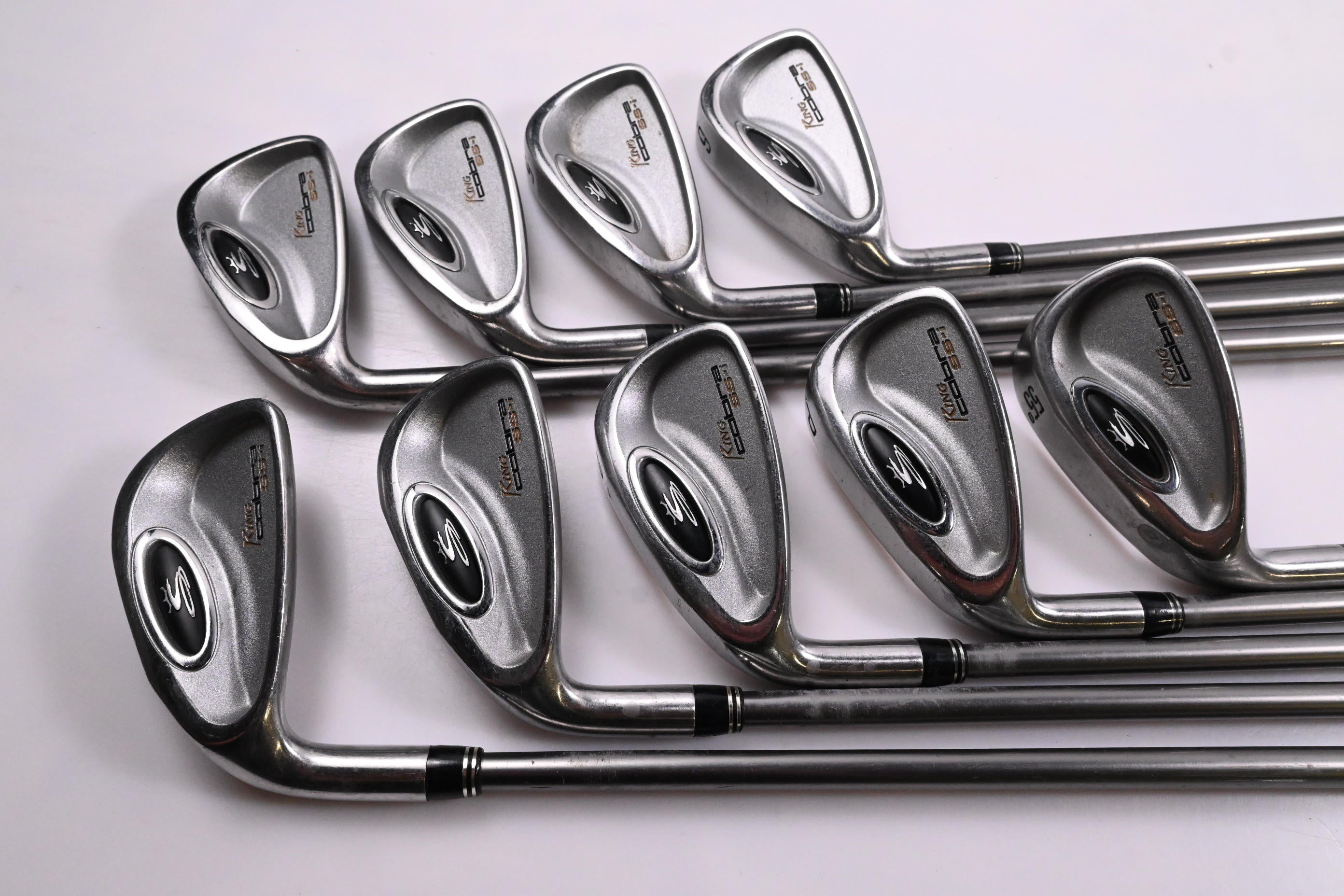 Left Hand King Cobra SS Irons / 3-PW+SW / Regular Flex Aldila HM Tour 75 Shafts