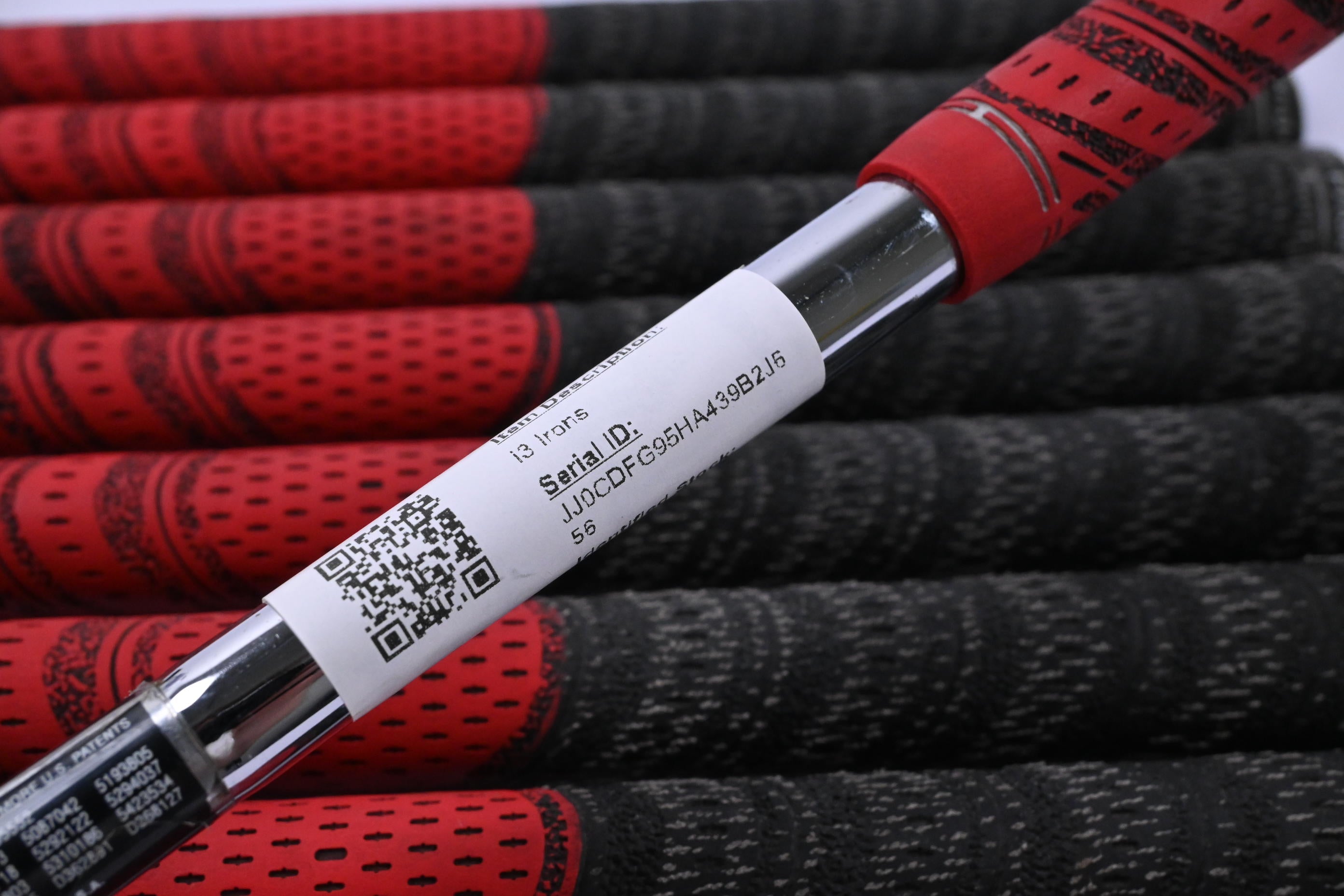 Ping i3 Irons / 3-PW+SW / Black Dot / Stiff Flex Ping JZ Shafts