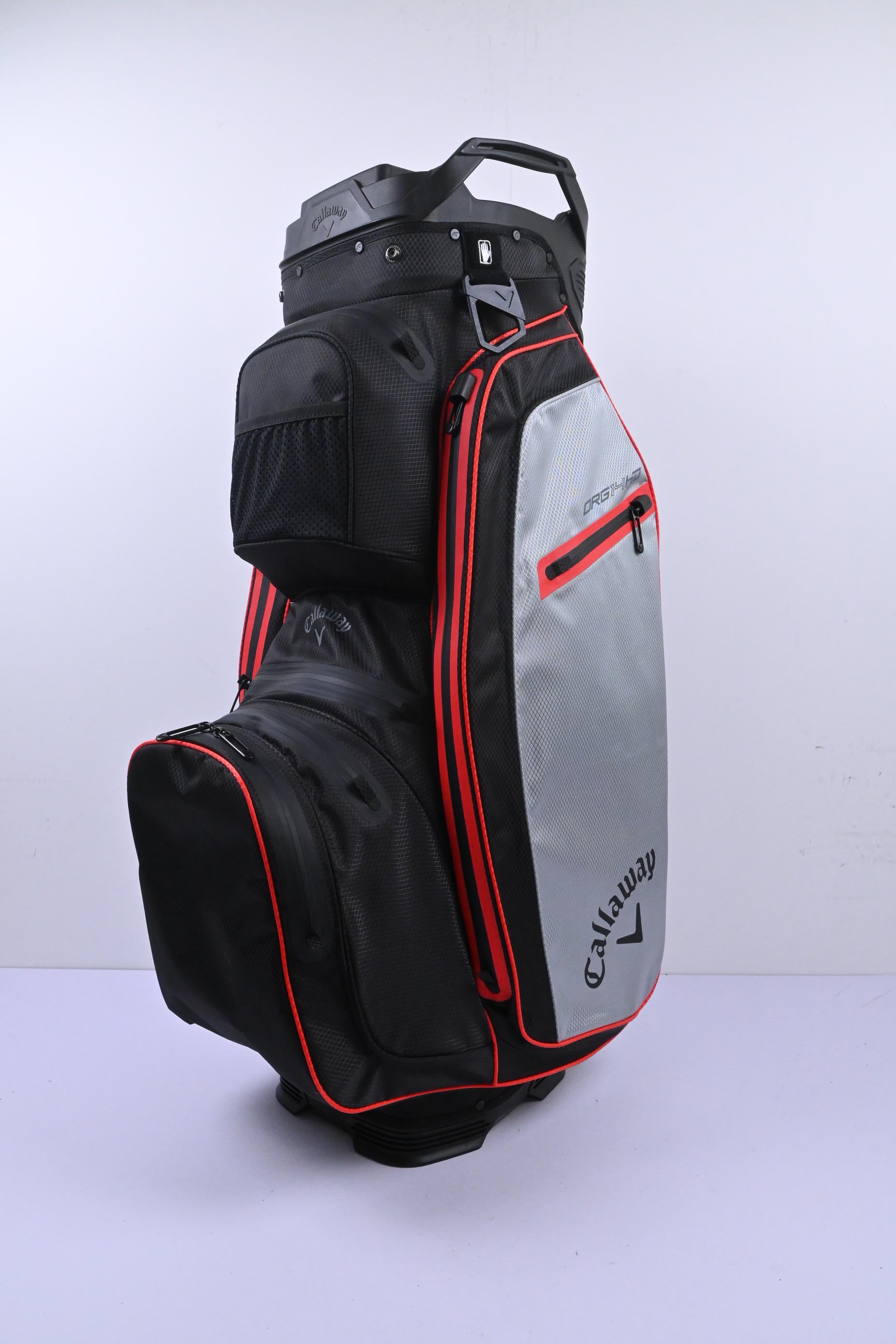 Callaway OR14HD Cart Bag / 14-Way Divider / Black, Grey & Red