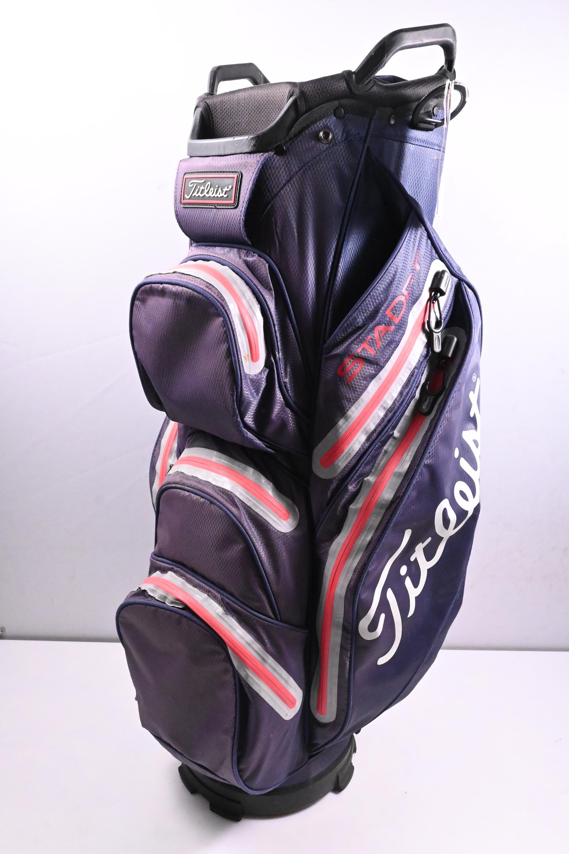 Titleist StaDry Cart Bag / 14-Way Divider / Blue, Red