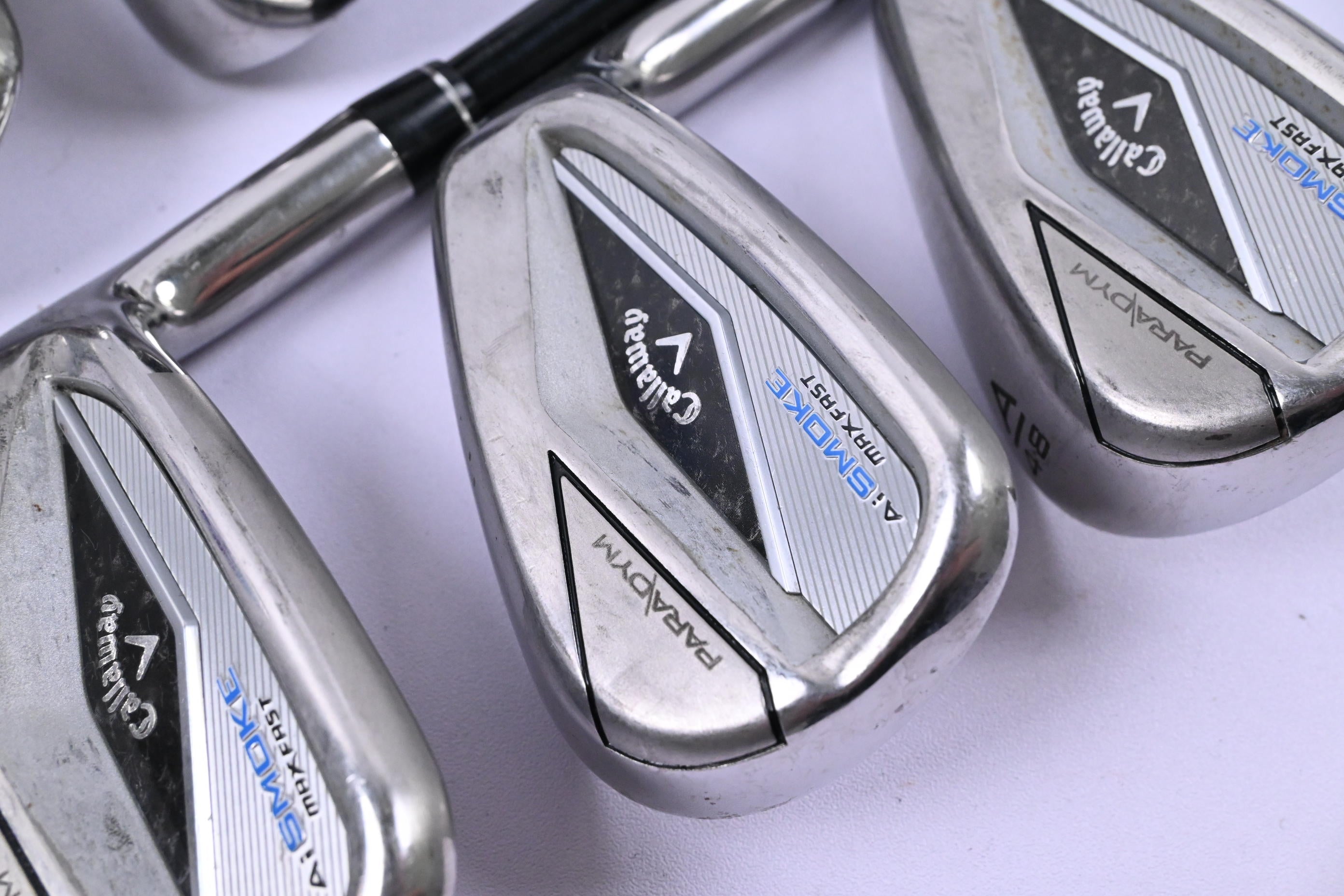Callaway Paradym Ai Smoke Max Fast Irons / 6-PW+GW / Senior Flex Tensei Blue 40