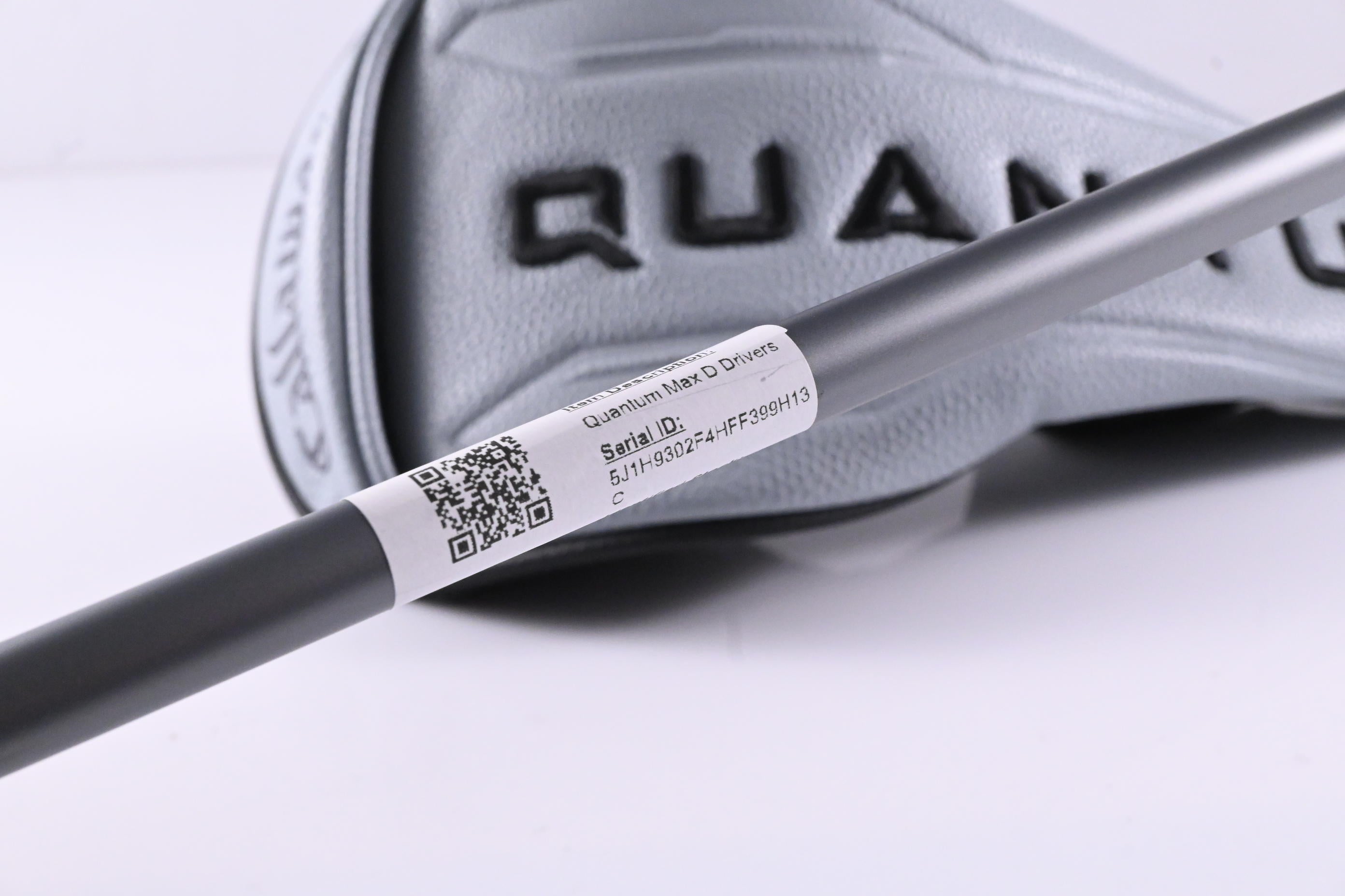 Callaway Quantum Max D Driver / 10.5 Degree / Stiff Flex Denali Frost Silver 60