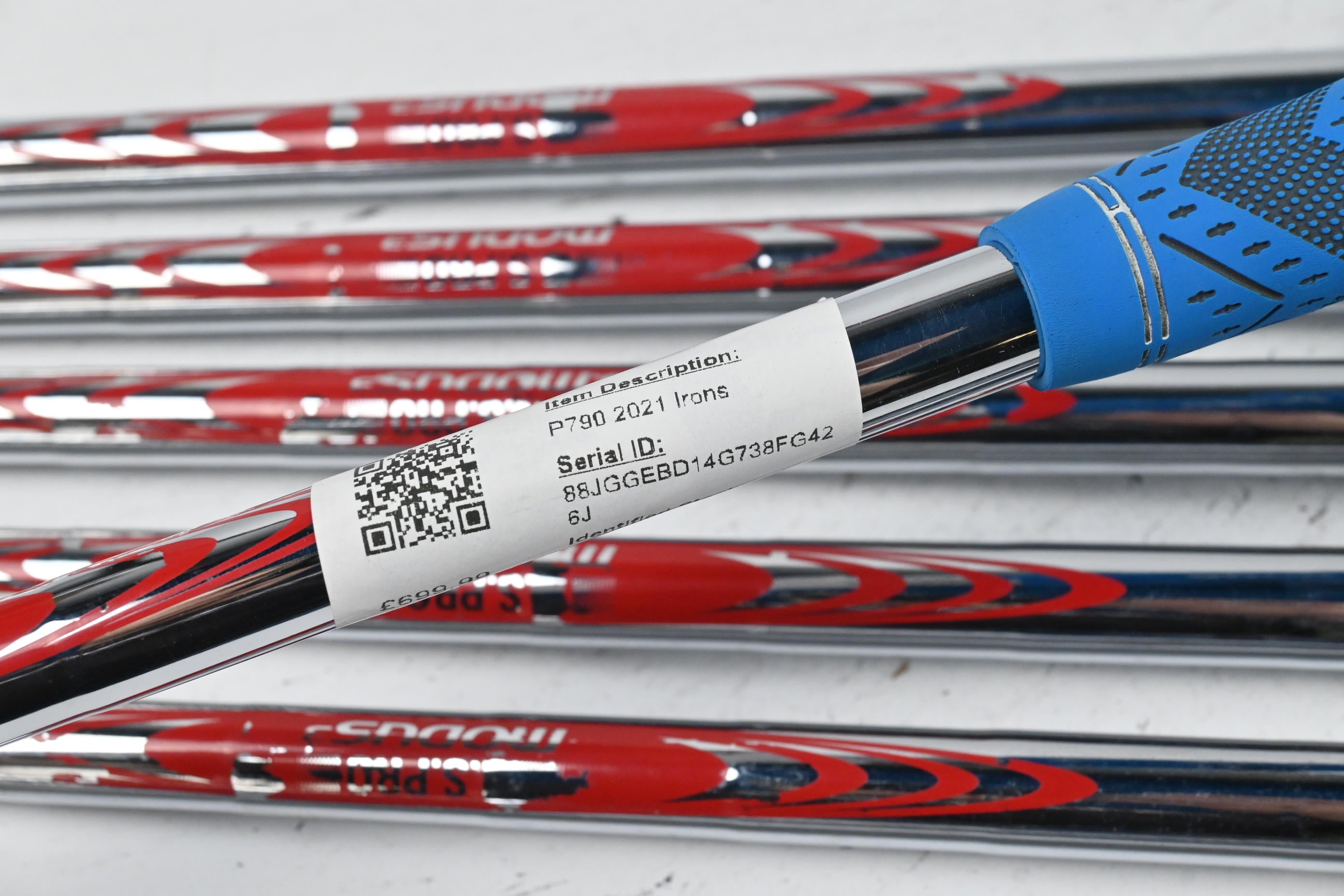 Taylormade P790 2021 Irons / 4-PW / Stiff Flex N.S.Pro Modus3 Tour 105 Shafts