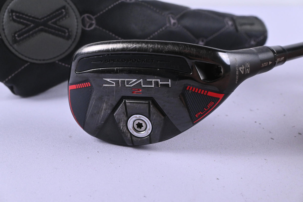 Taylormade Stealth 2 Plus #4 Hybrid / 22 Degree / Stiff Flex Kai'li Red 85 Shaft