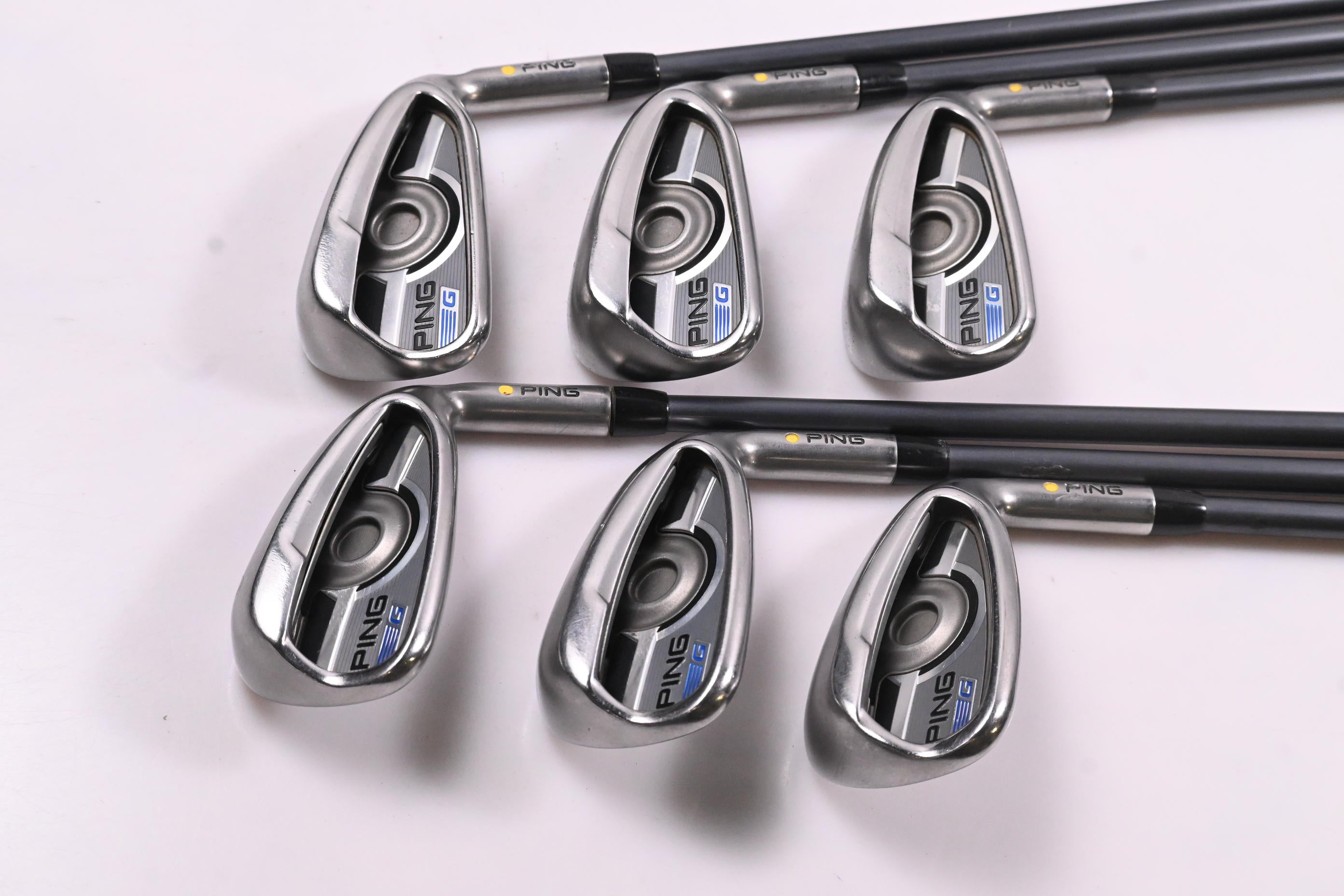 Ping G Series Irons / 5-PW / Yellow Dot / Regular Flex Ping CFS 70 Shafts