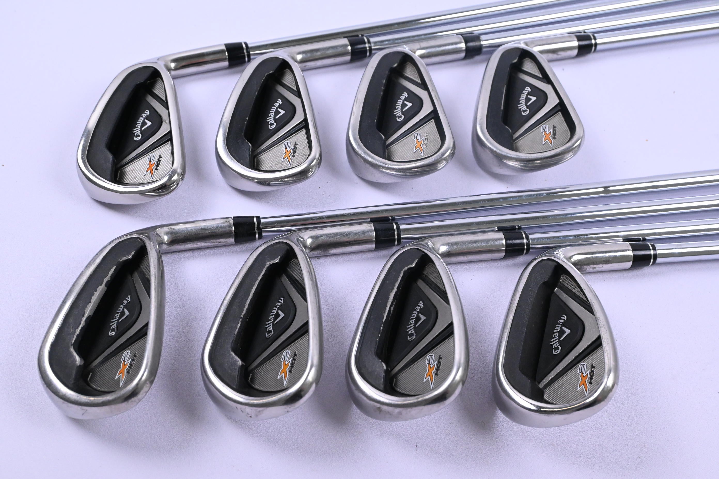 Callaway X2 Hot Irons / 4-PW+GW / Regular Flex Speed Step 85 Shafts