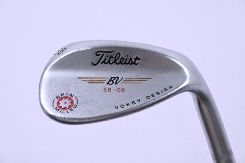 Titleist Vokey Spin Milled 2009 Lob Wedge / 58 Degree / Wedge Flex Vokey Design