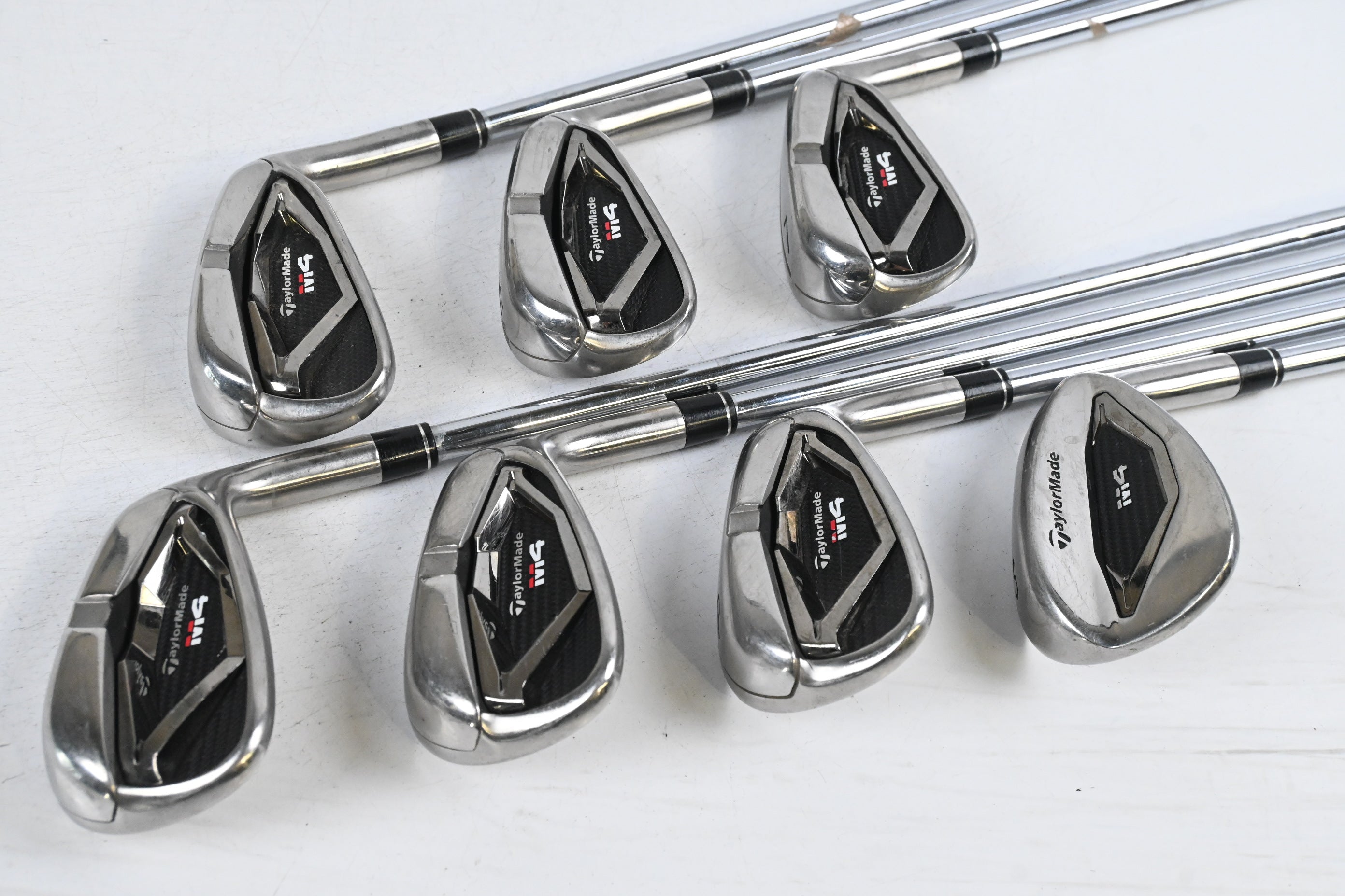 Taylormade M4 Irons / 5-PW+SW / Regular Flex KBS MAX 85 Shafts