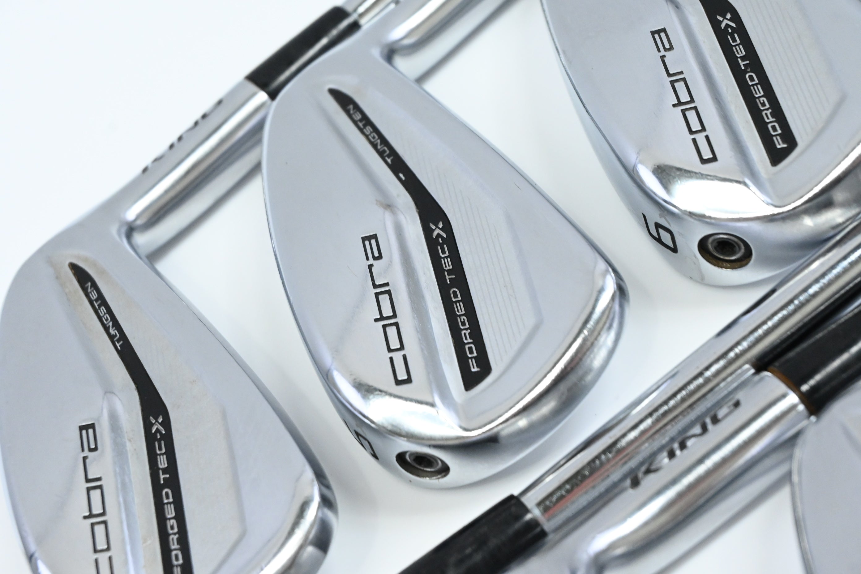 Cobra Forged Tec X 2022 Irons / 4-PW / Stiff Flex KBS $-Taper 120 Shafts