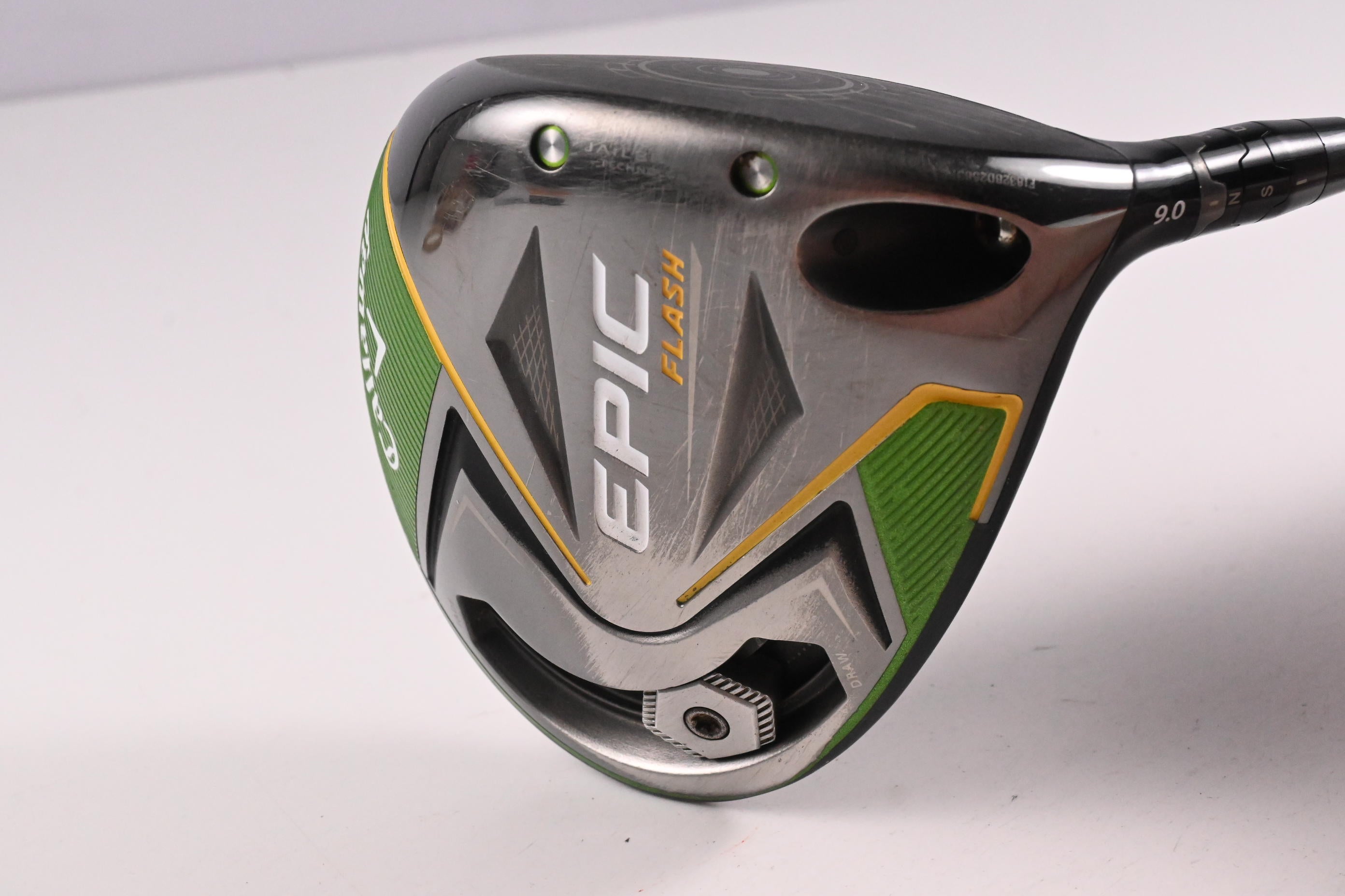 Callaway Epic Flash Driver / 9 Degree / Regular Flex HZRDUS T800 Green 55 Shaft