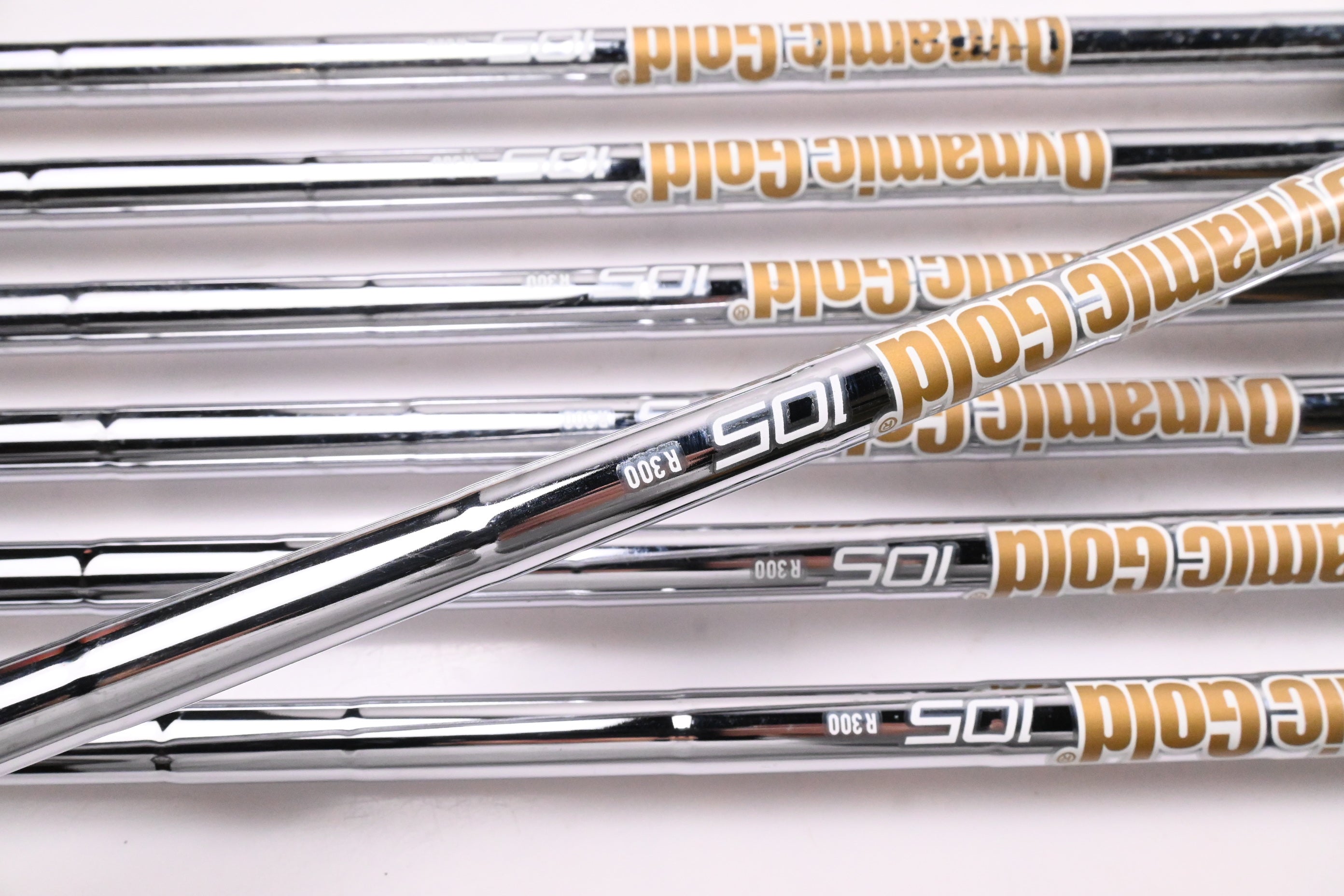 Ping i500 Irons / 4-PW / Blue Dot / Regular Flex Dynamic Gold 105 R300 Shafts