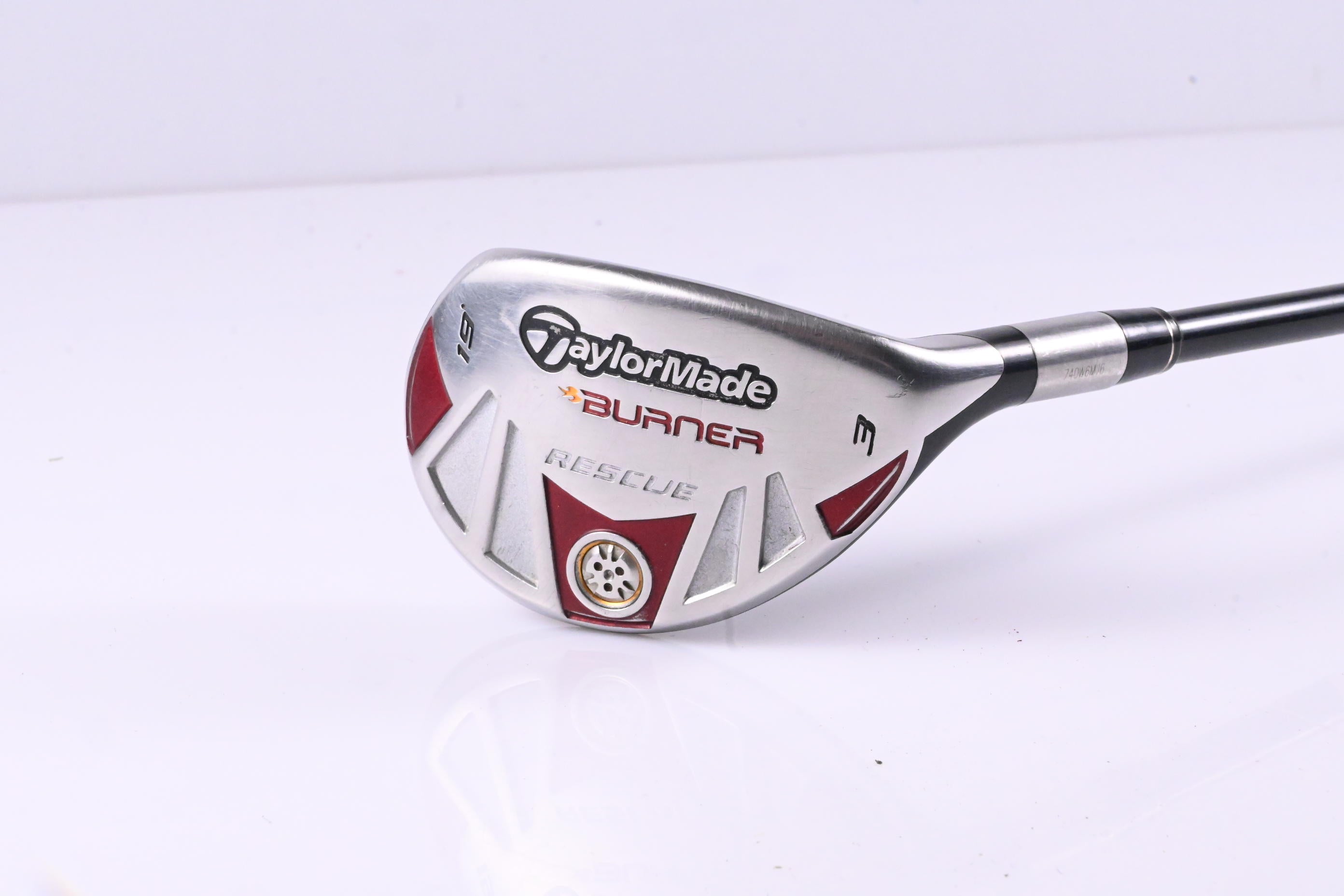 Taylormade Burner 2007 #3 Hybrid / 19 Degree / Stiff Flex Burner REAX 65 Shaft