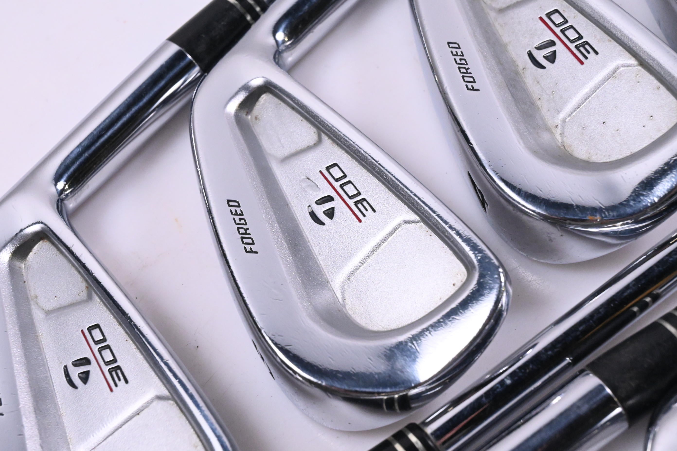 Taylormade 300 Forged Irons / 2-PW / Stiff Flex Rifle FCM Flighted Shafts