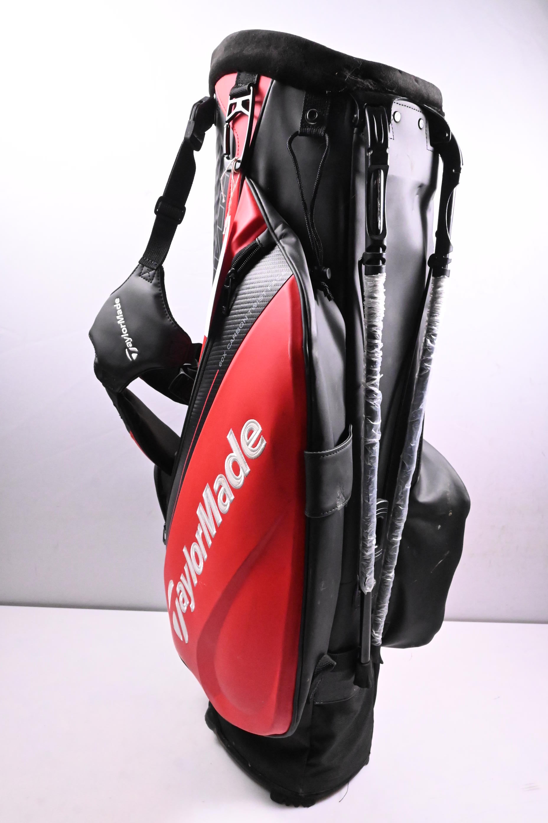 Taylormade Stealth Stand Bag / 4-Way Divider / Red, Black