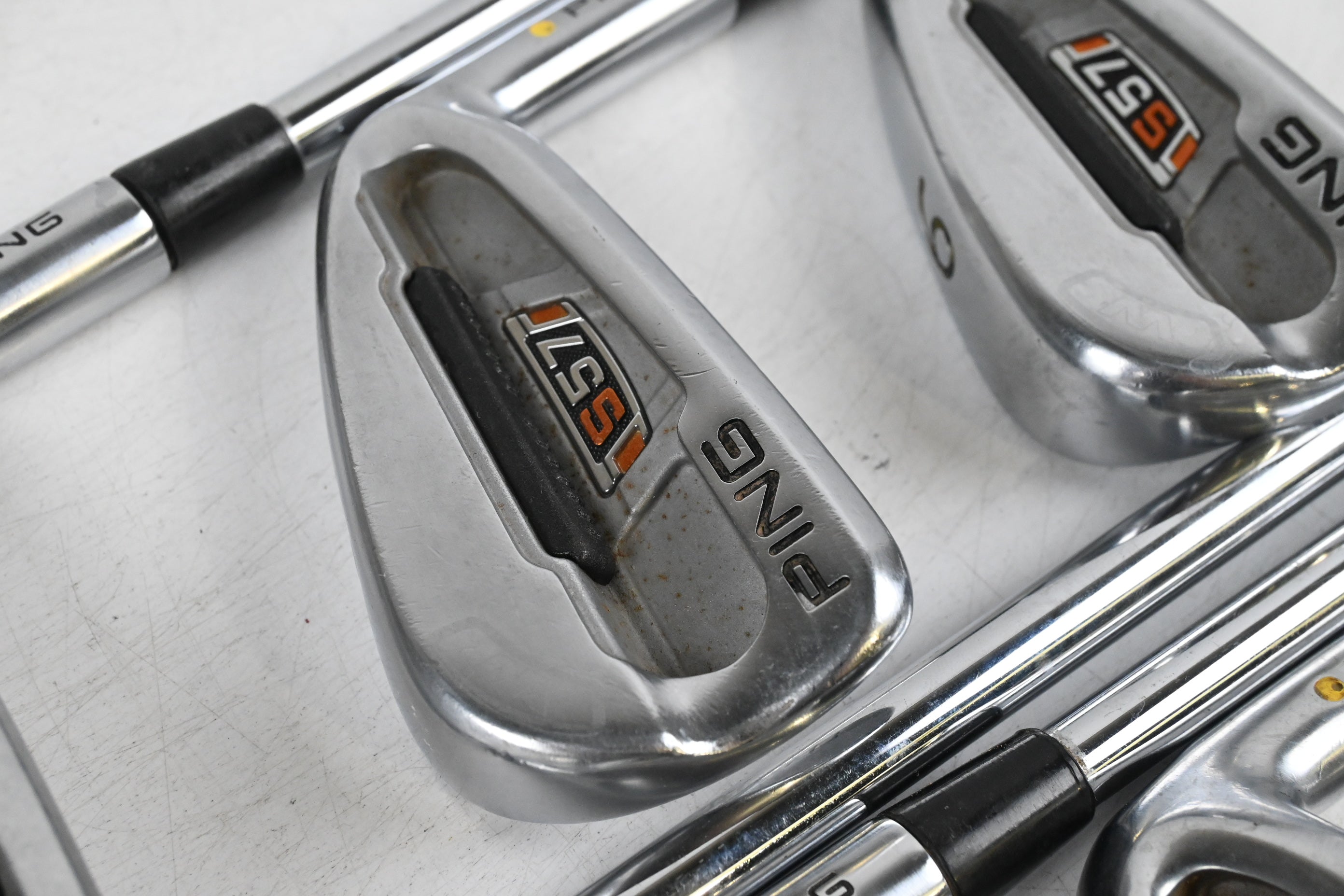 Ping S57 Irons / 4-PW / Yellow Dot / Stiff Flex Steel Shafts