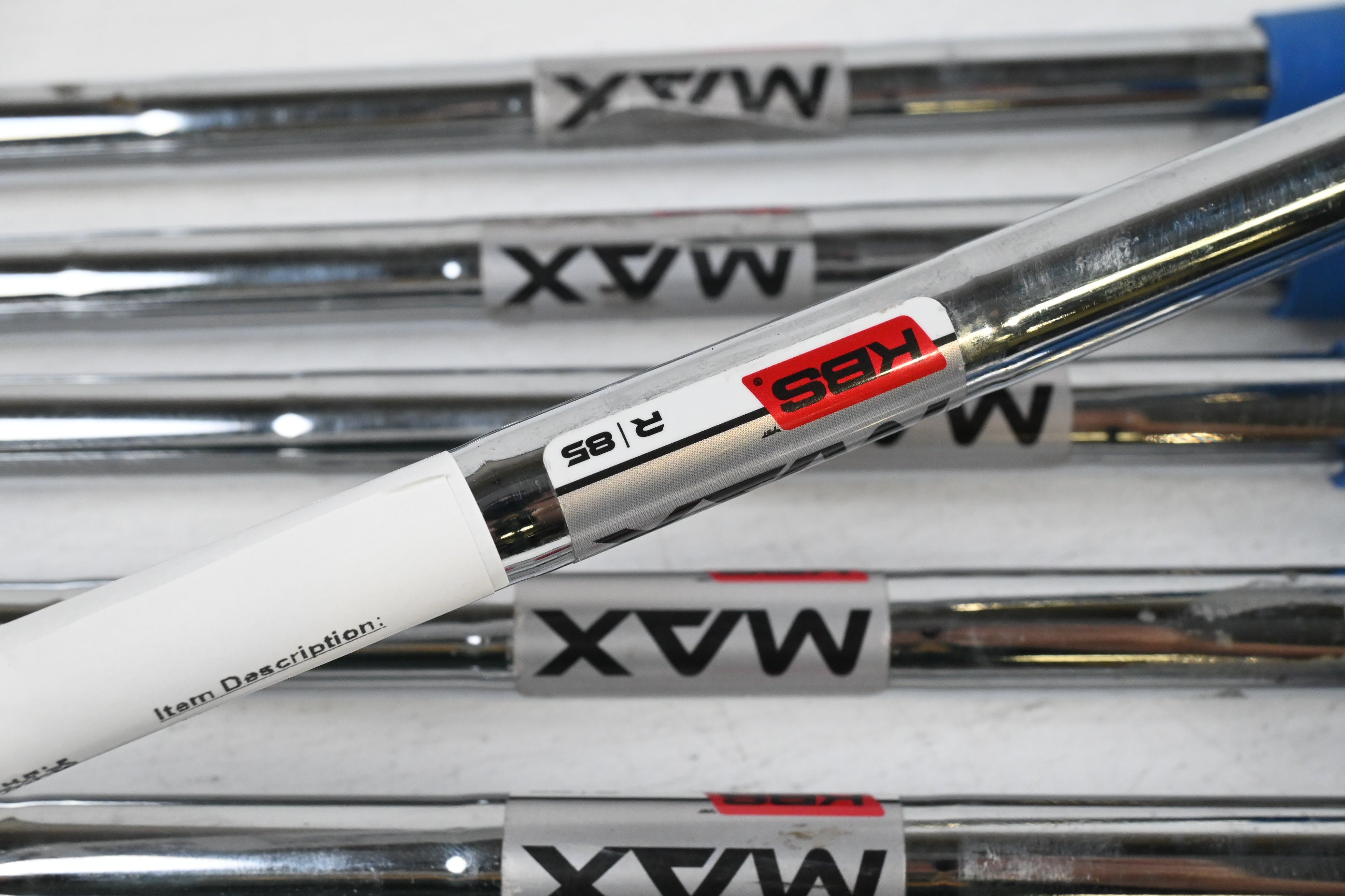 Taylormade M4 Irons / 5-PW+SW / Regular Flex KBS MAX 85 Shafts