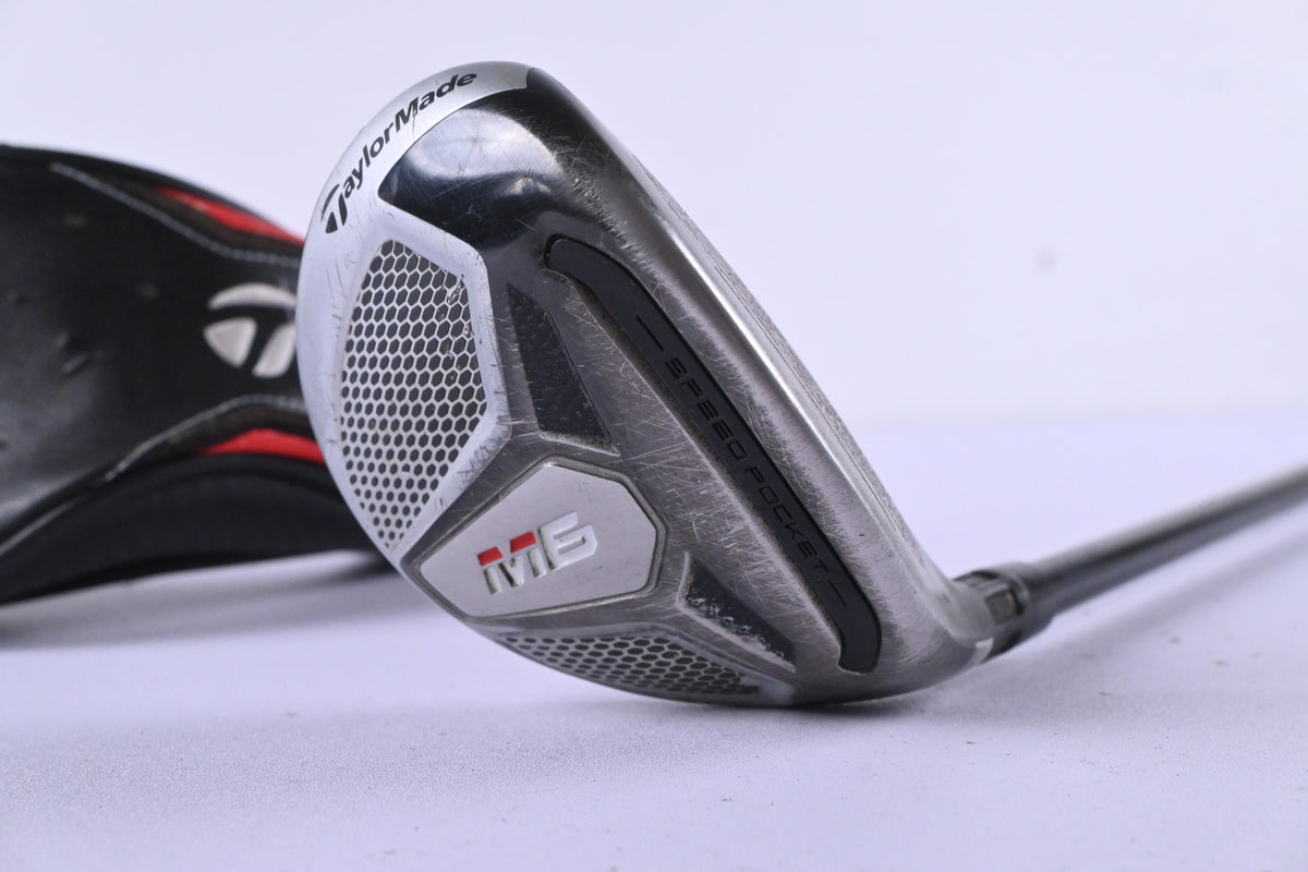 Taylormade M6 #4 Hybrid / 22 Degree / Regular Flex Fujikura Atmos Orange 6 Shaft