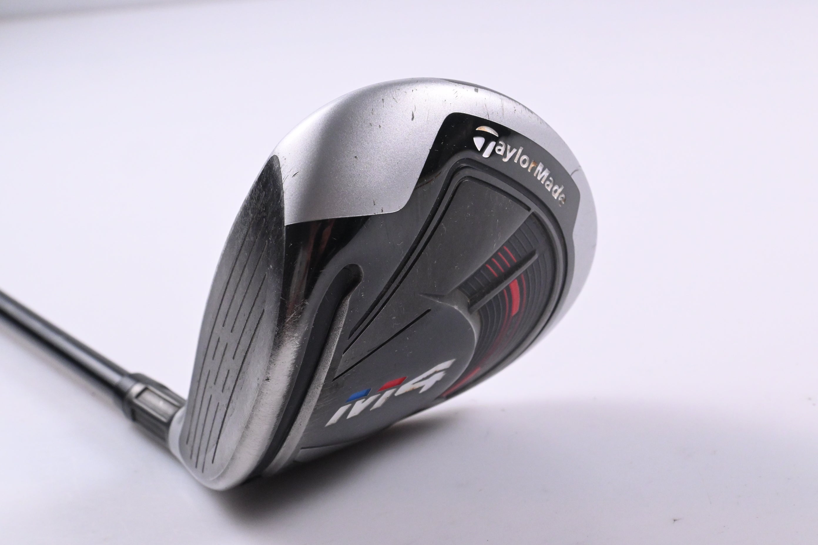 Left Hand Taylormade M4 #3 Wood / 15 Degree / Stiff Flex Fujikura Atmos Red 6