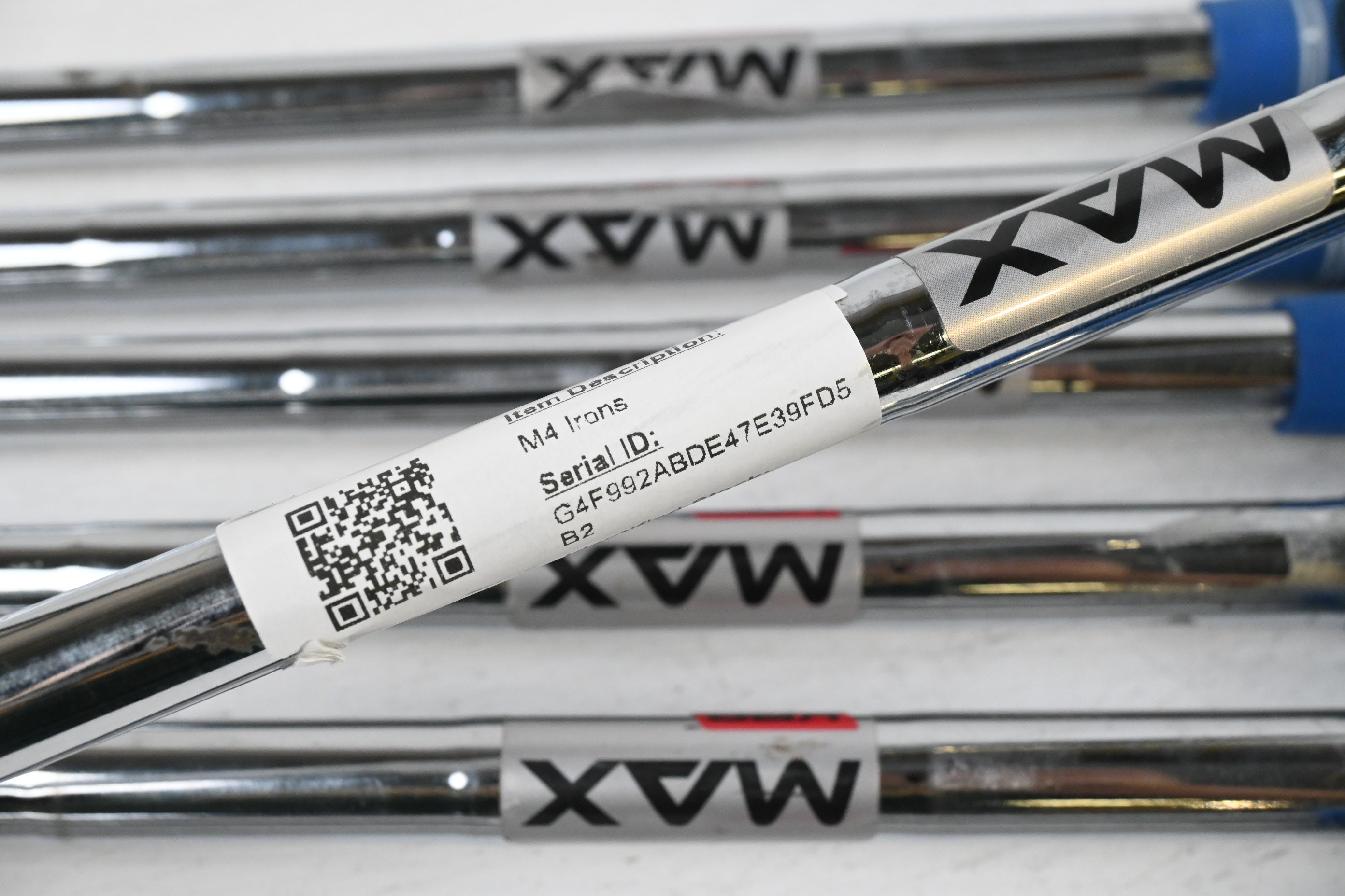 Taylormade M4 Irons / 5-PW+SW / Regular Flex KBS MAX 85 Shafts