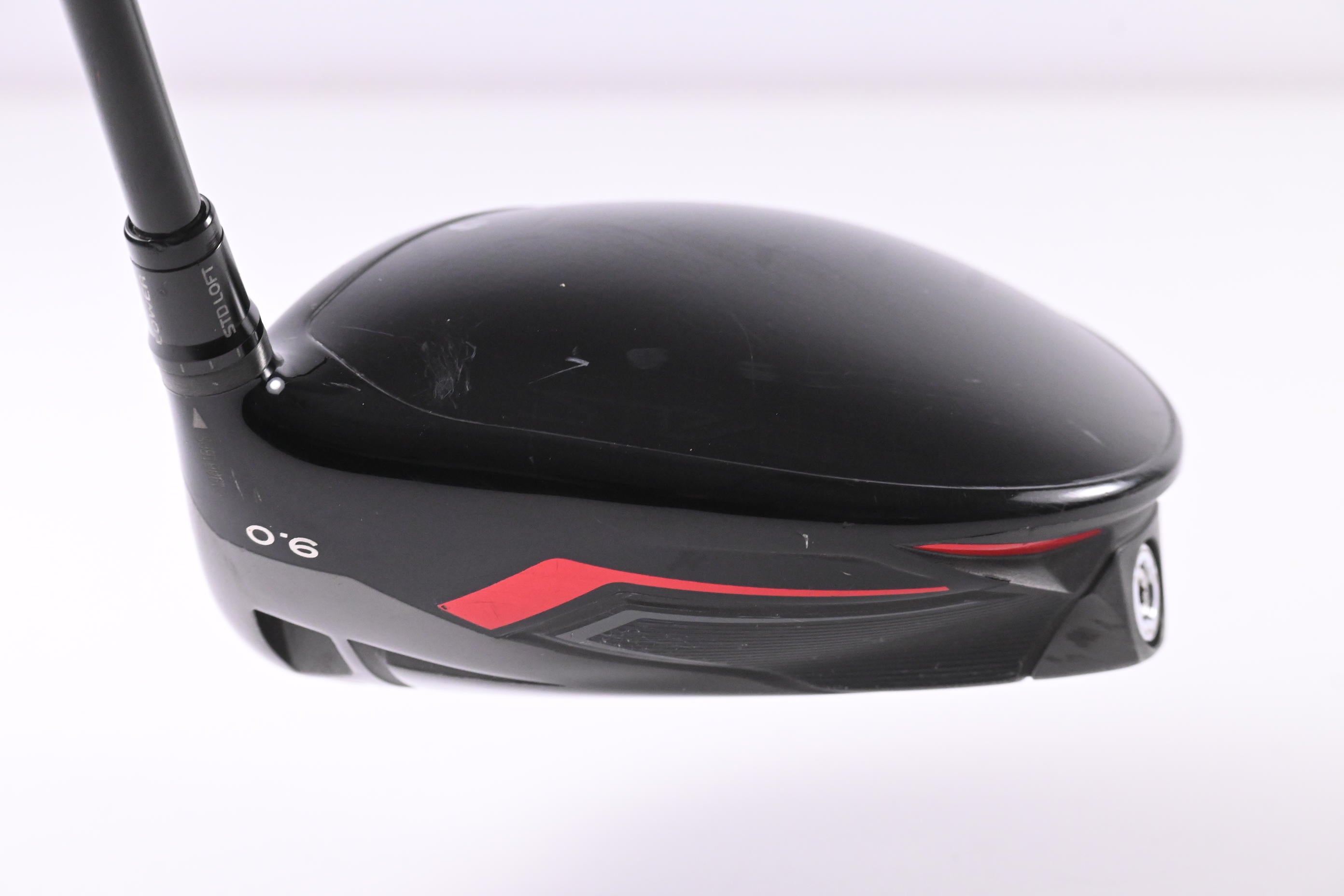 Taylormade Stealth Driver / 9 Degree / Stiff Flex HZRDUS Smoke Red RDX 60 Shaft