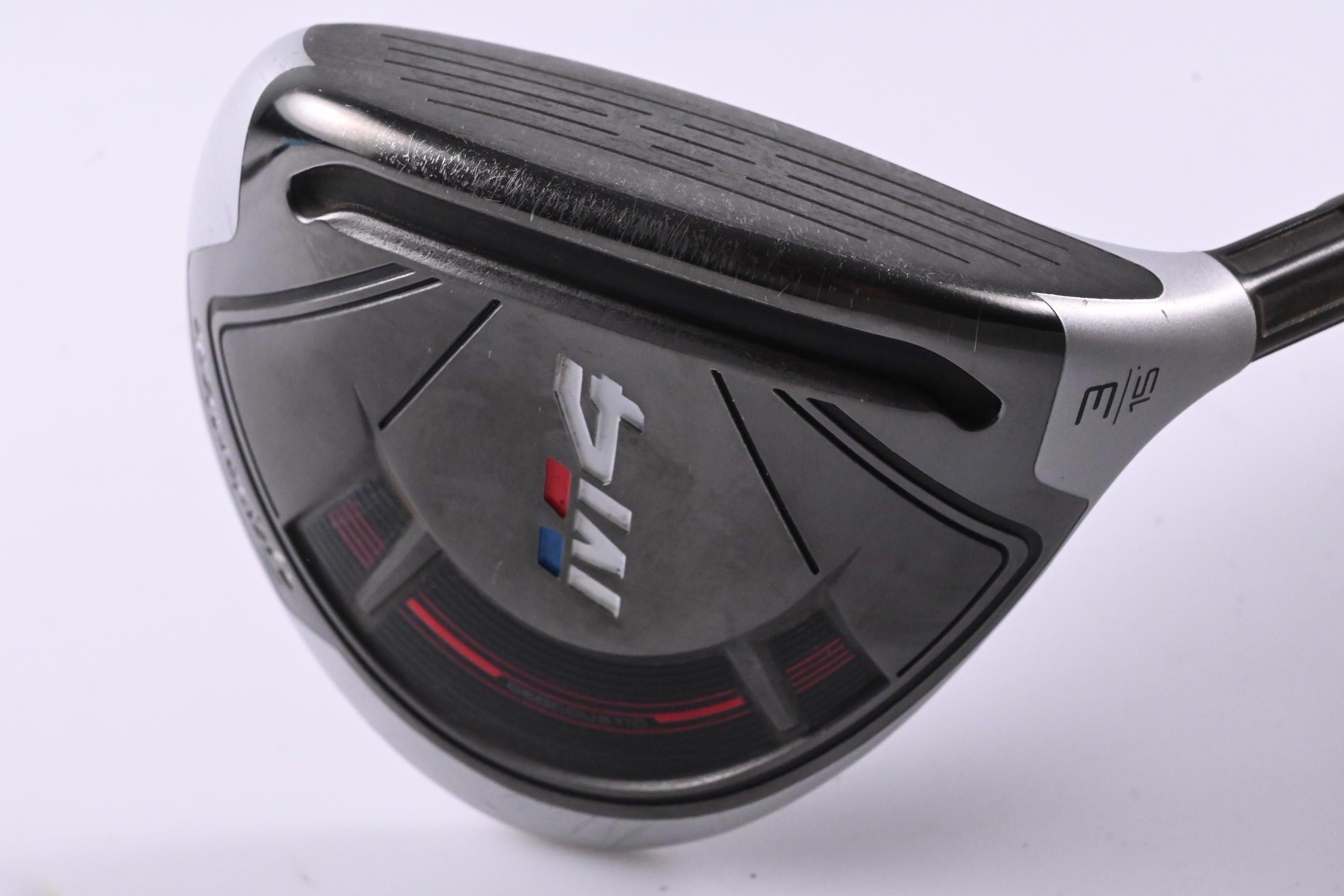 Taylormade M4 #3 Wood / 15 Degree / Regular Flex Fujikura Atmos Red 5 Shaft