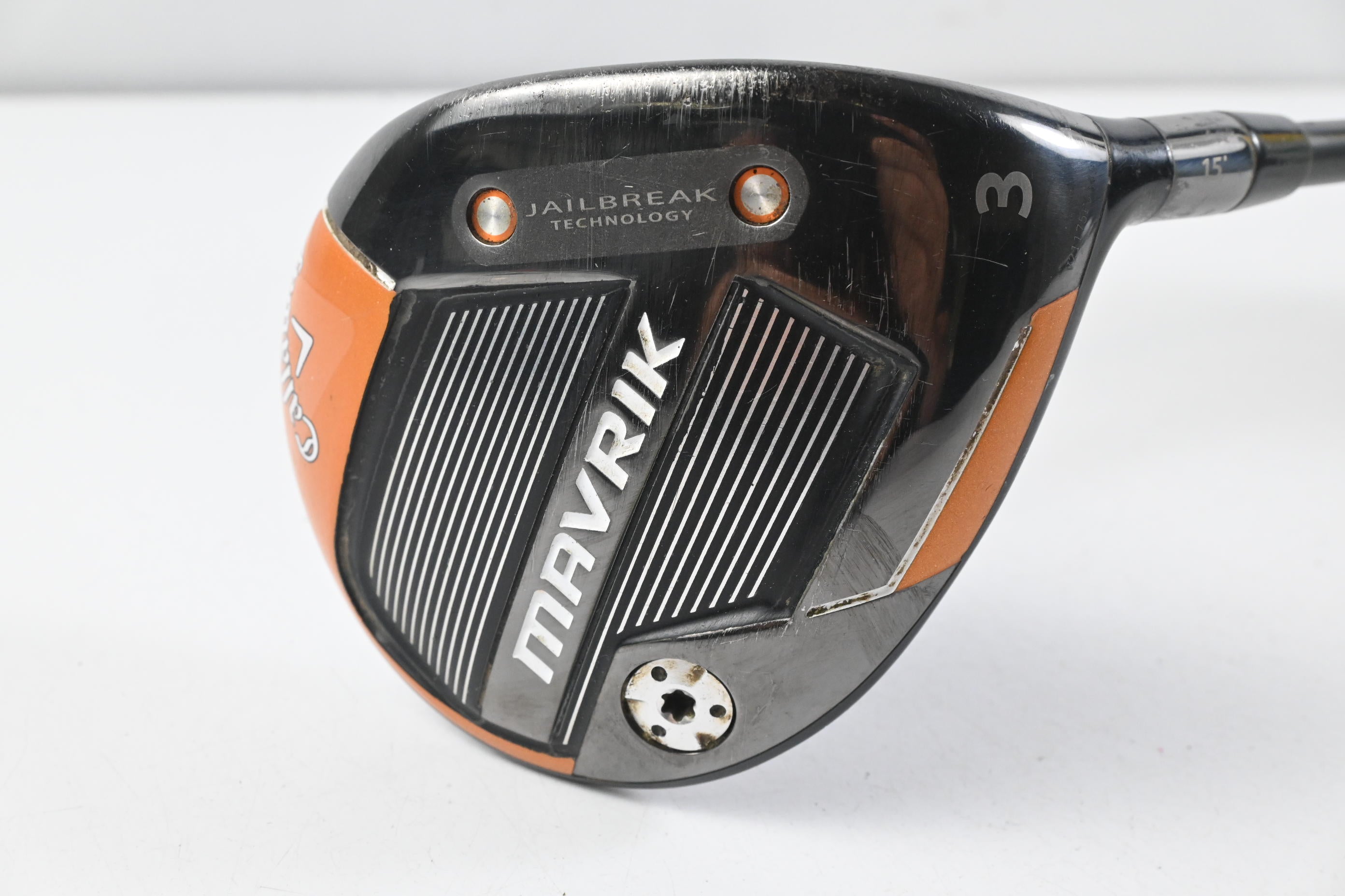 Callaway Mavrik #3 Wood / 15 Degree / Regular Flex UST Mamiya Helium 5 Shaft