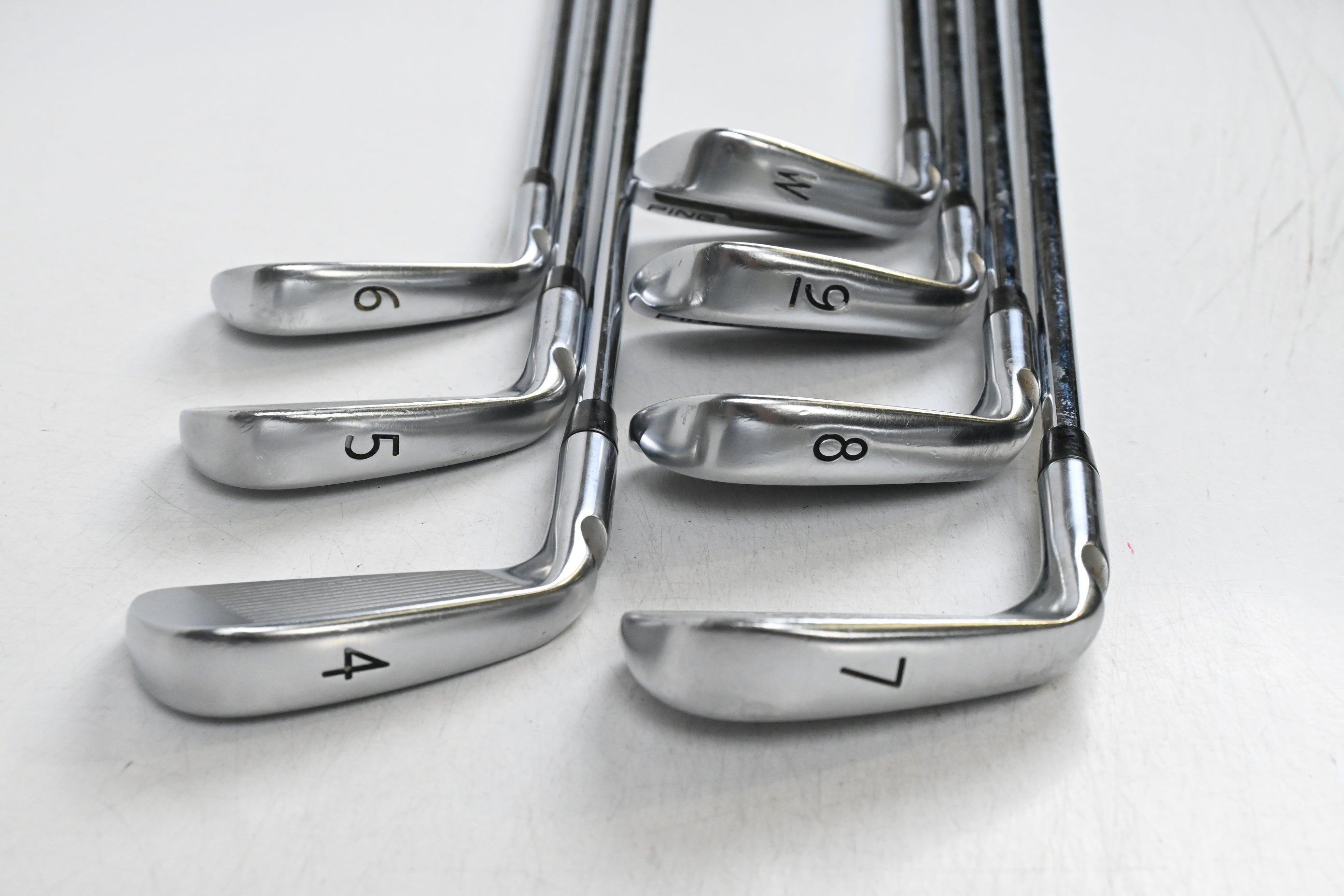 Ping S57 Irons / 4-PW / Yellow Dot / Stiff Flex Steel Shafts