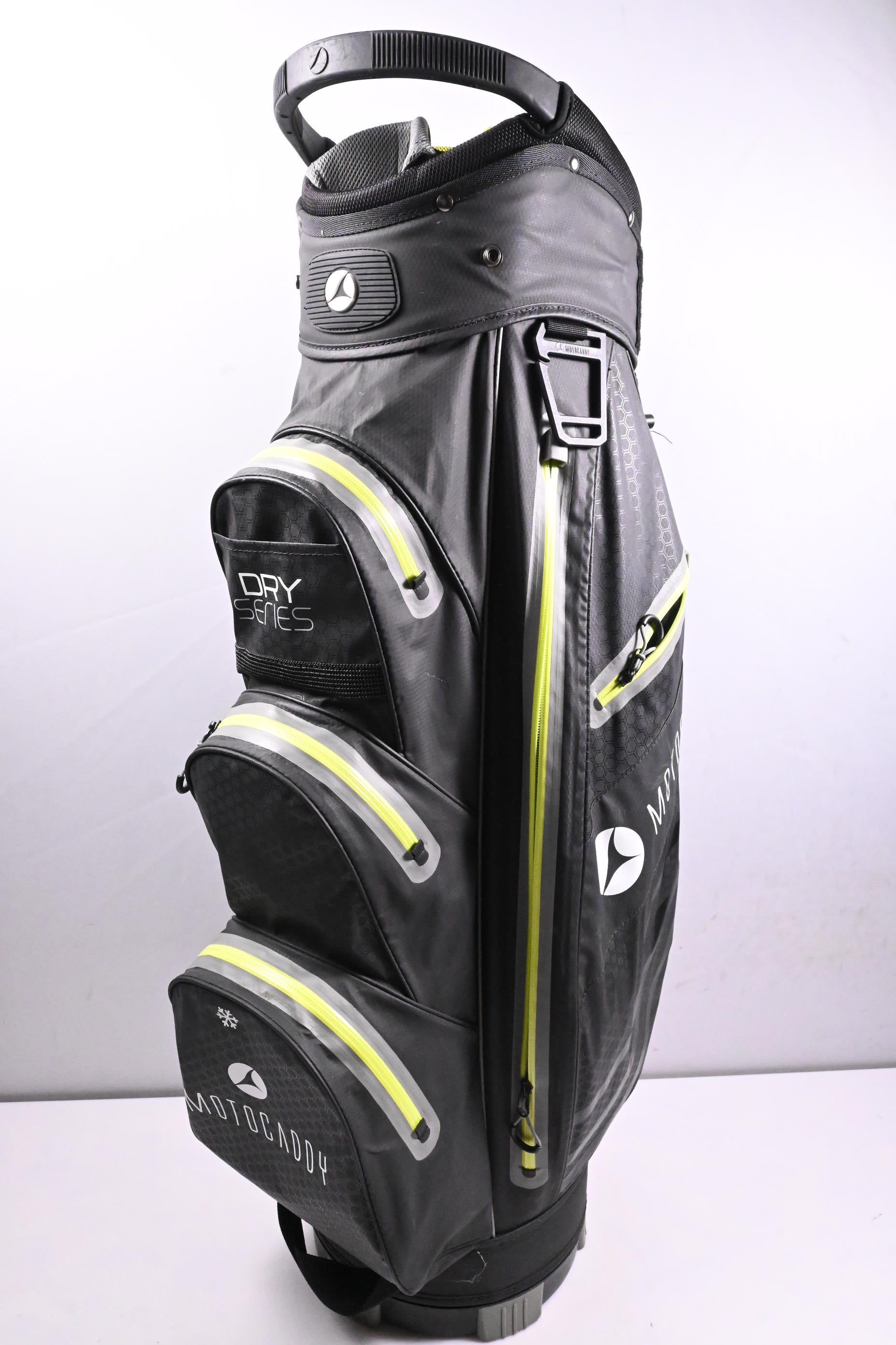 Motocaddy Dry Series Cart Bag / 14-Way Divider / Black, Grey