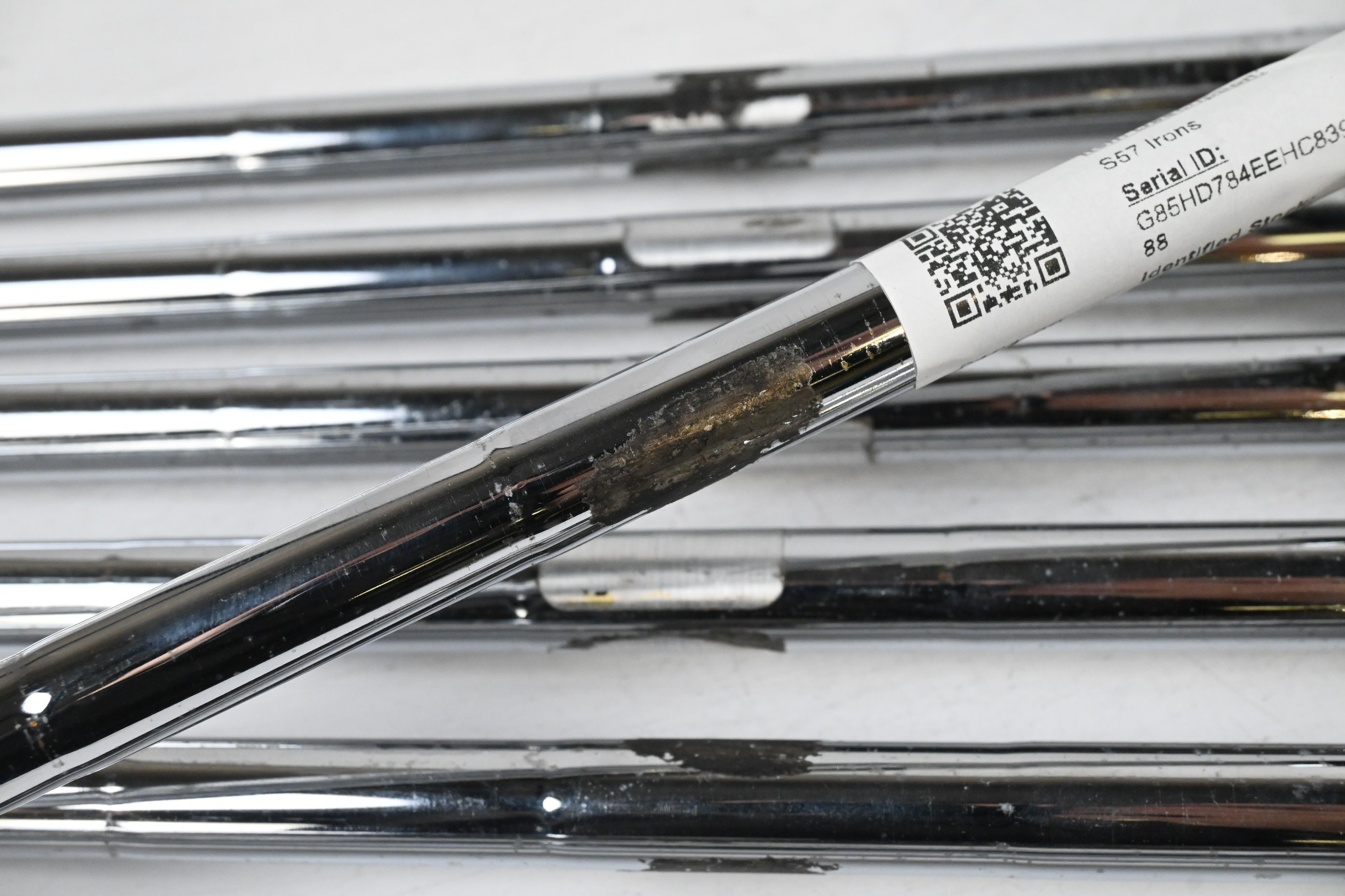 Ping S57 Irons / 4-PW / Yellow Dot / Stiff Flex Steel Shafts