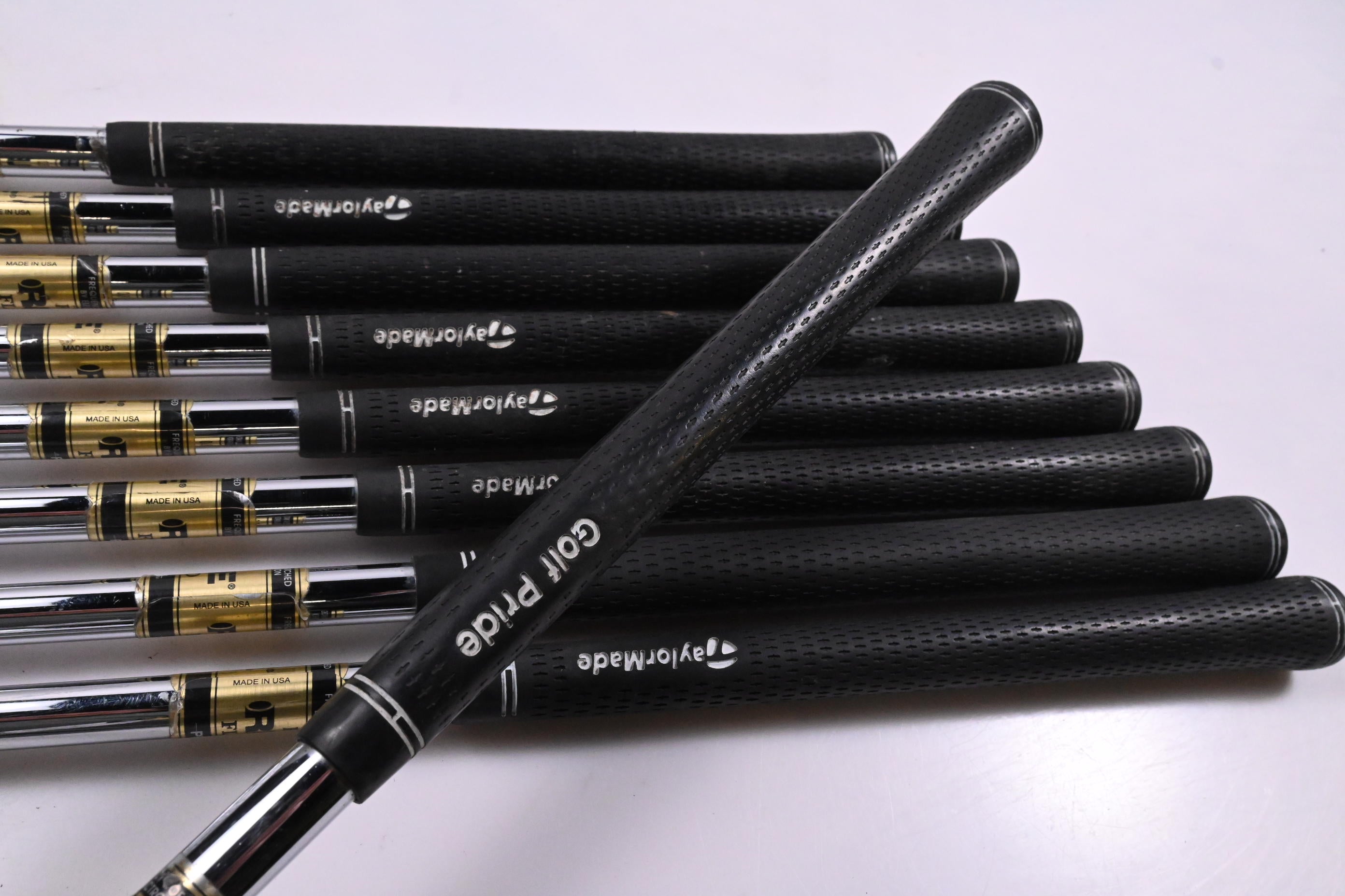 Taylormade 300 Forged Irons / 2-PW / Stiff Flex Rifle FCM Flighted Shafts