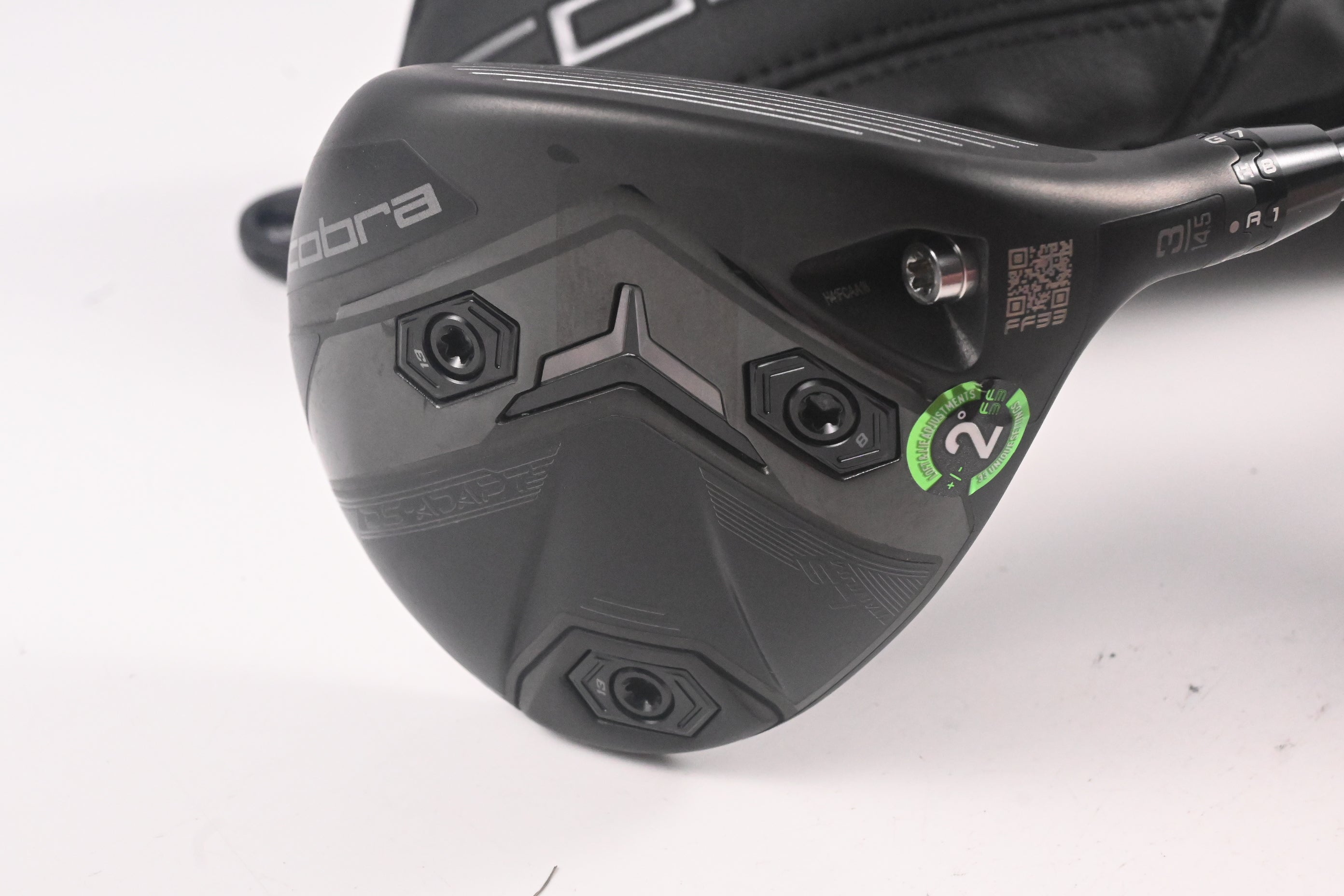 Cobra DS-Adapt LS Titanium #3 Wood / 14.5 Degree / Stiff Flex Denali Black 70