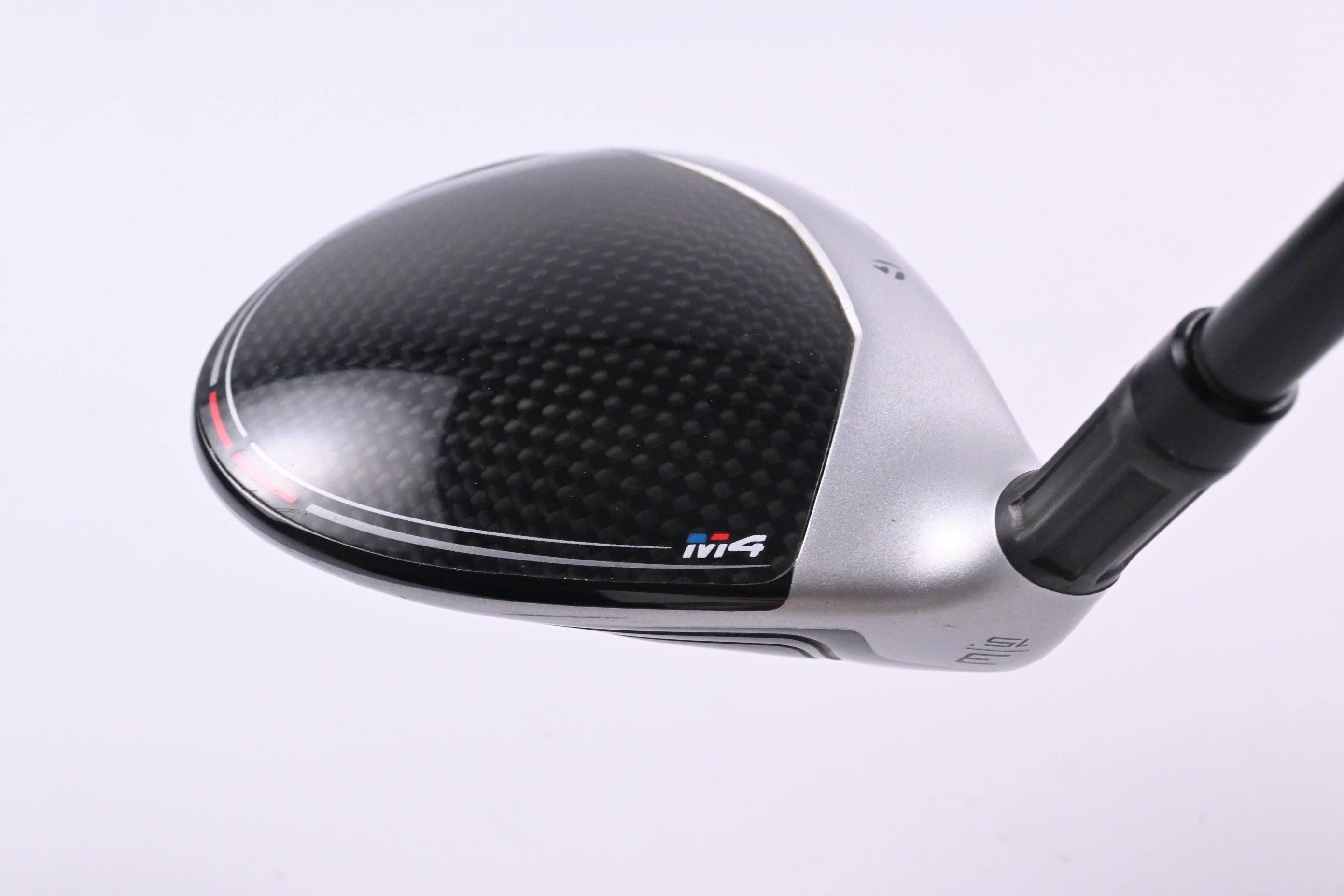 Left Hand Taylormade M4 #3 Wood / 15 Degree / Stiff Flex Fujikura Atmos Red 6